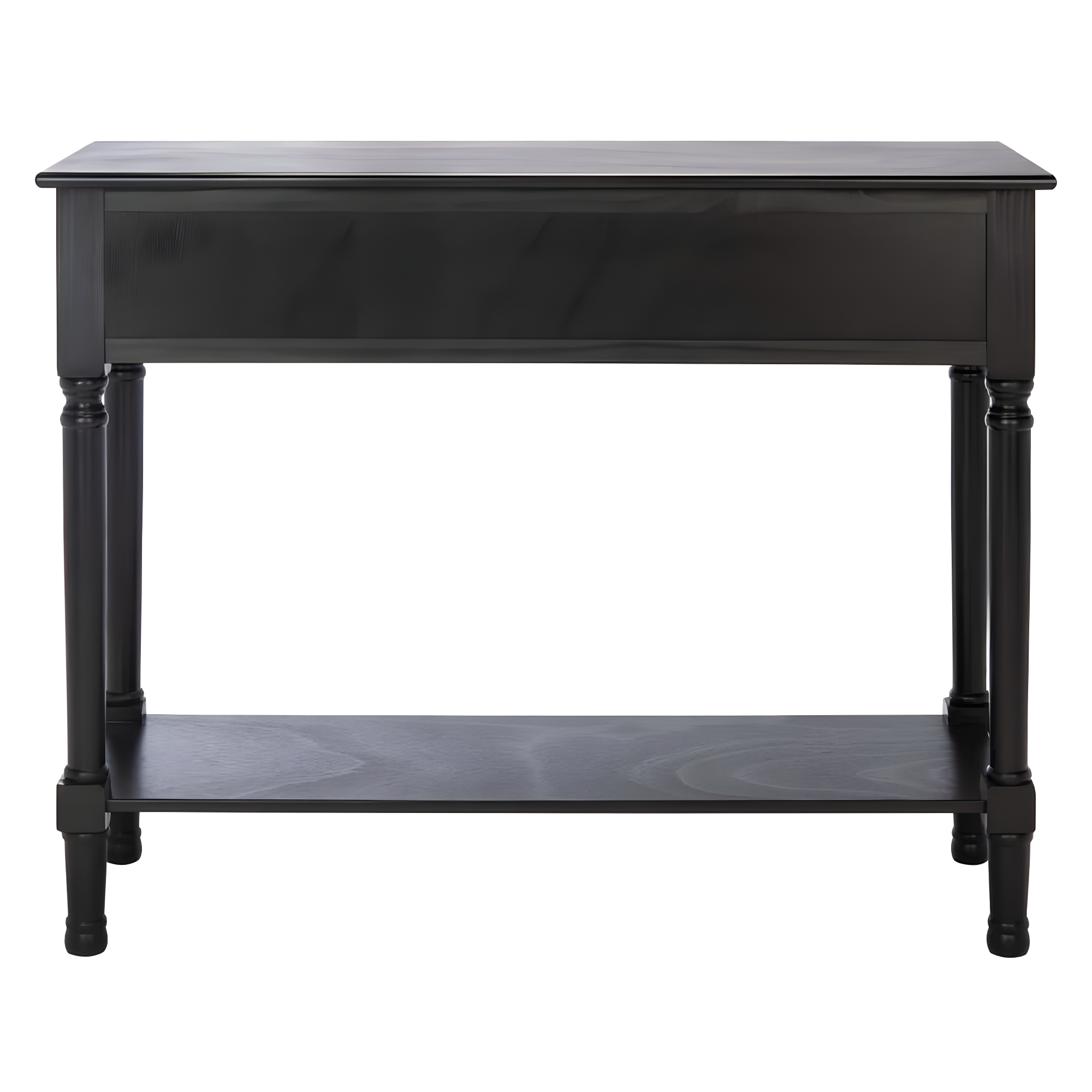 Landers 2 Drawer Console Table - CNS5710B - Black - Safavieh