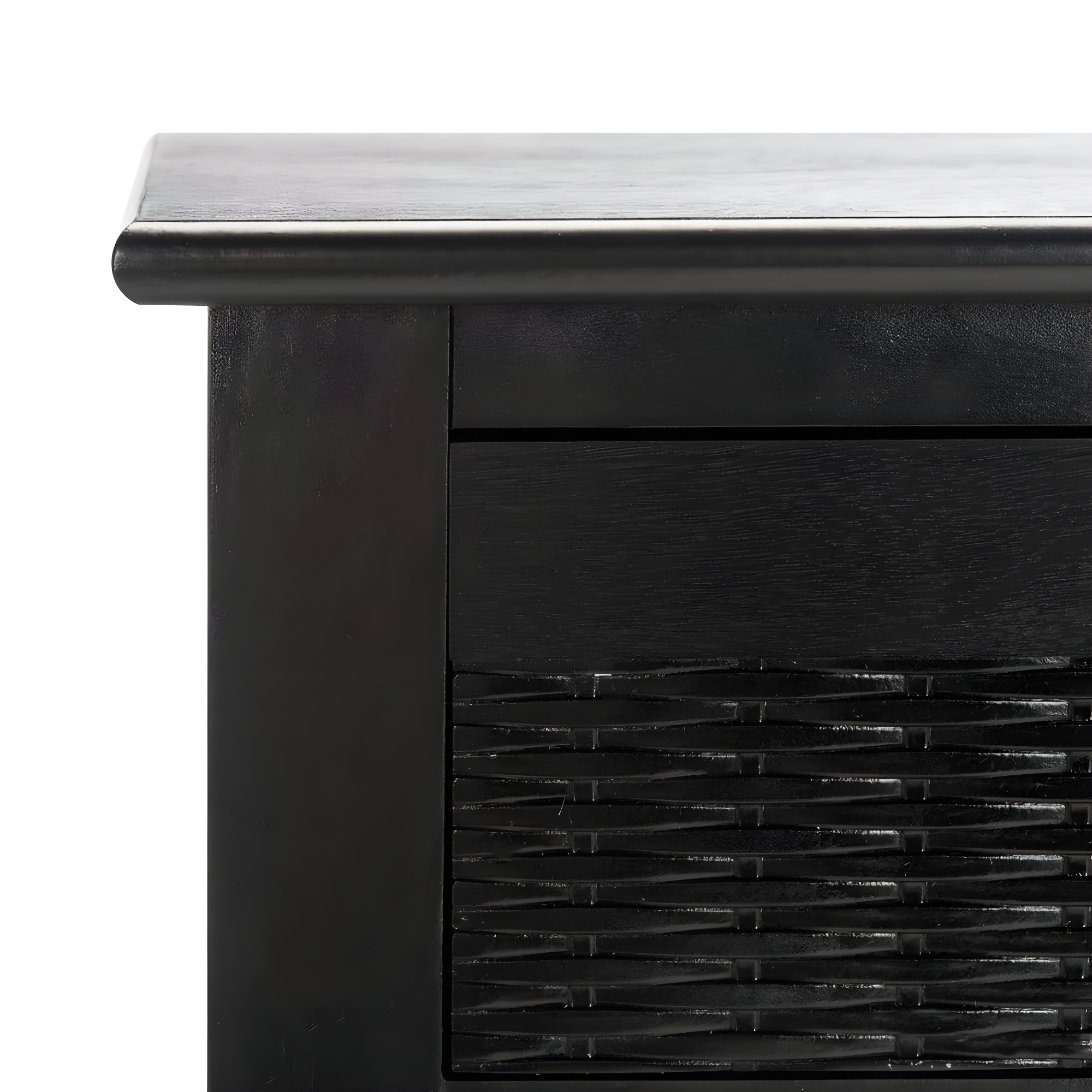 Landers 2 Drawer Console Table - CNS5710B - Black - Safavieh