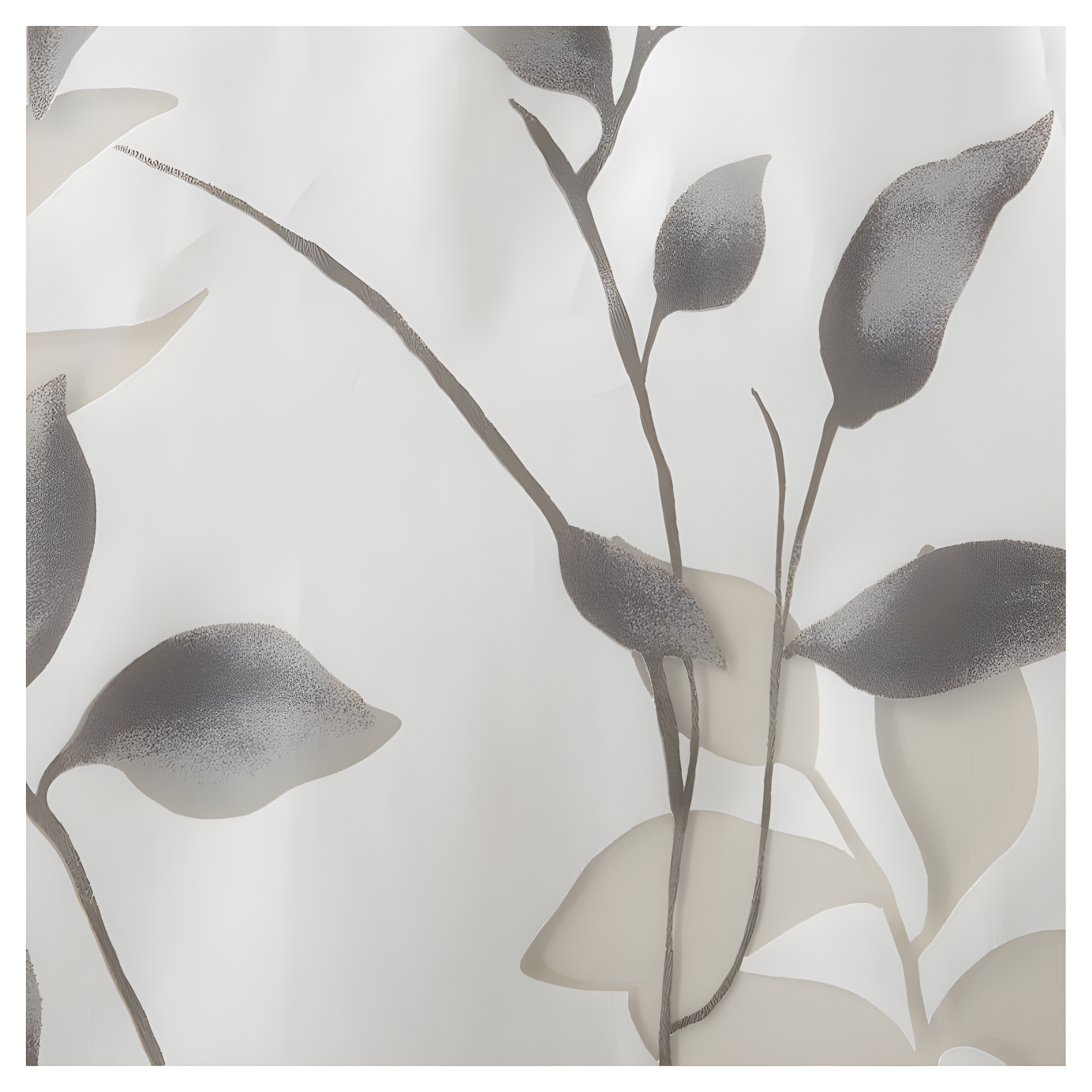 50"x84" Madison Park Sheer Rosalie Burnout Printed Curtain Panel Gray: Light Filtering, Floral, Modern, Indoor Use
