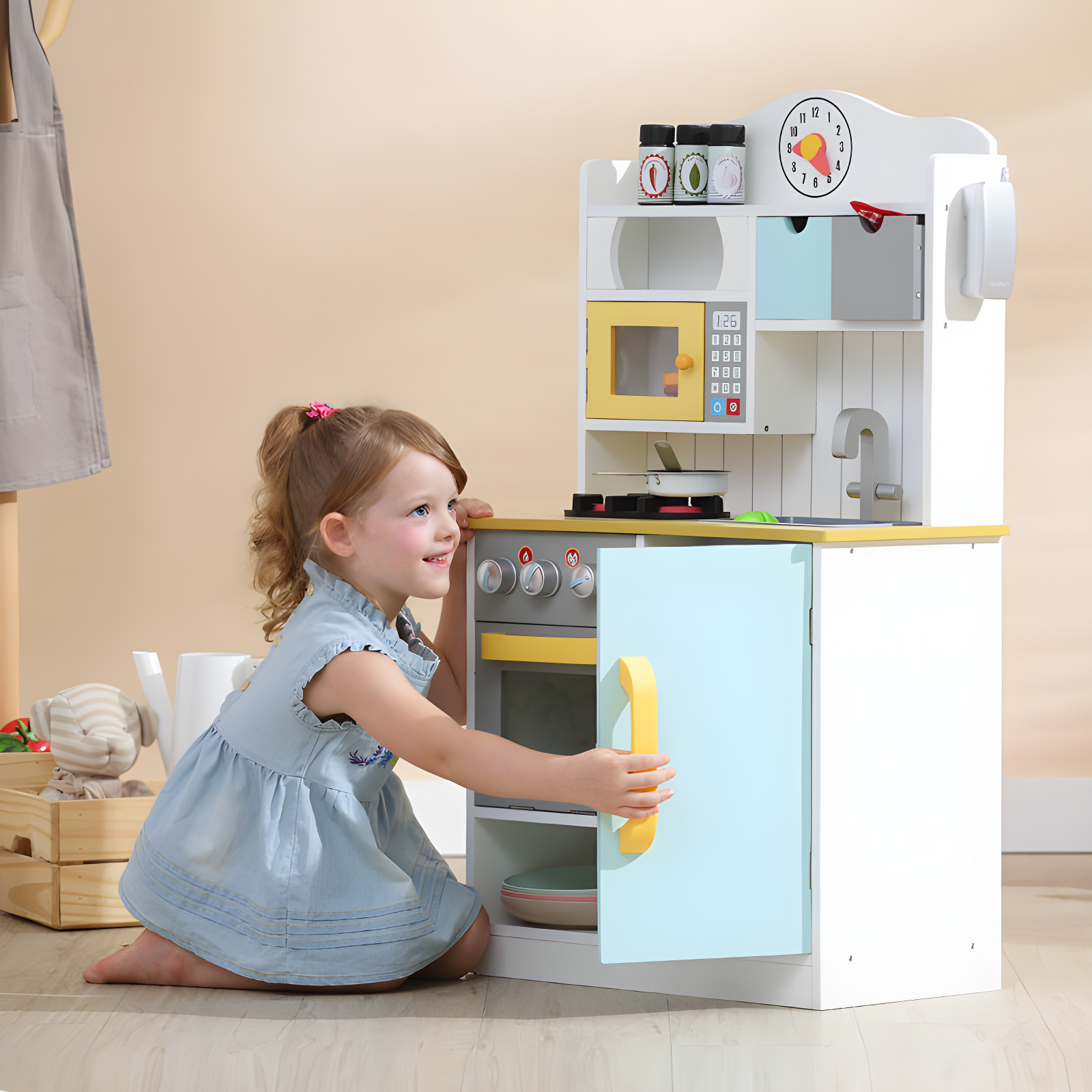 Teamson Kids Teamson Kids Little Chef Florence Classic Wooden Play Kitchen