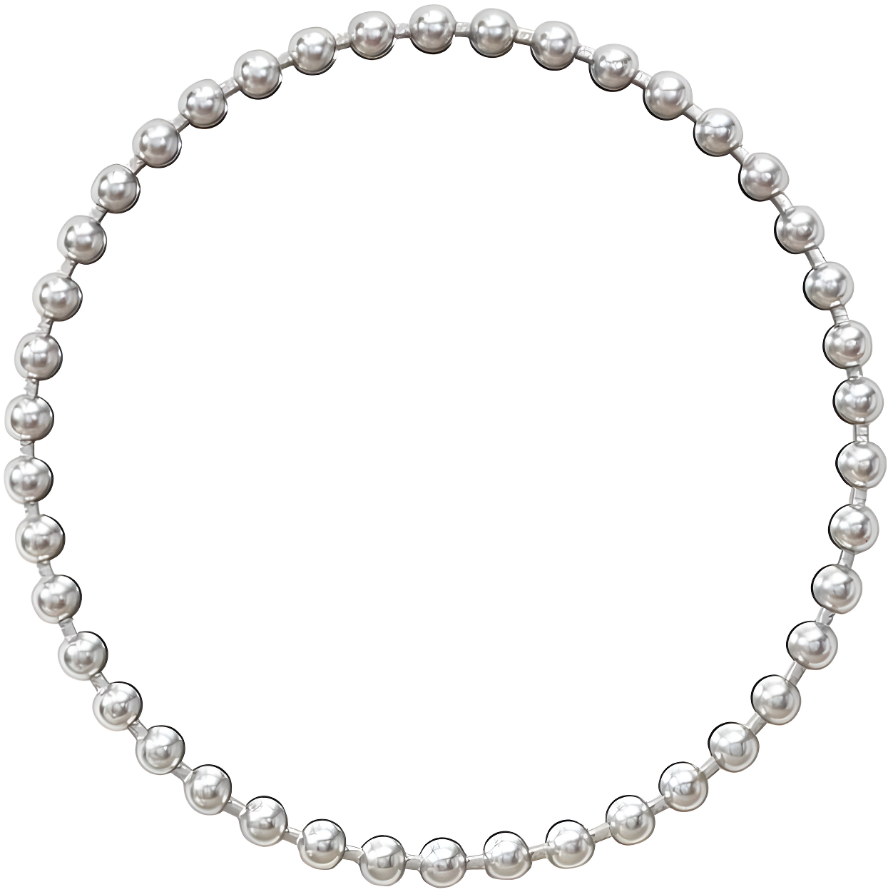 Marlowe Beaded Round Metal Wall Mirror
