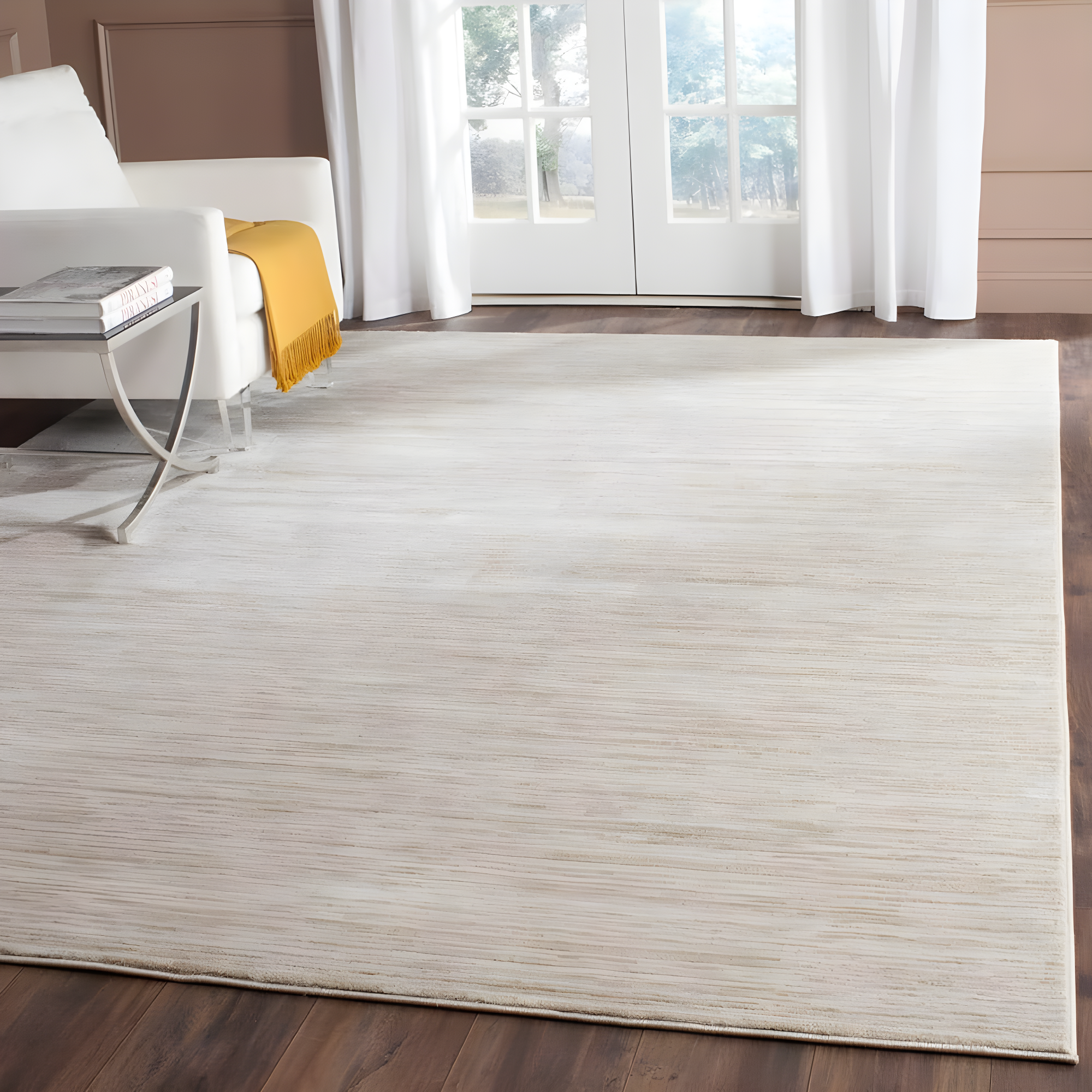 Vision VSN606 Power Loomed Indoor Area Rug - Creme - 8'x10' - Safavieh.