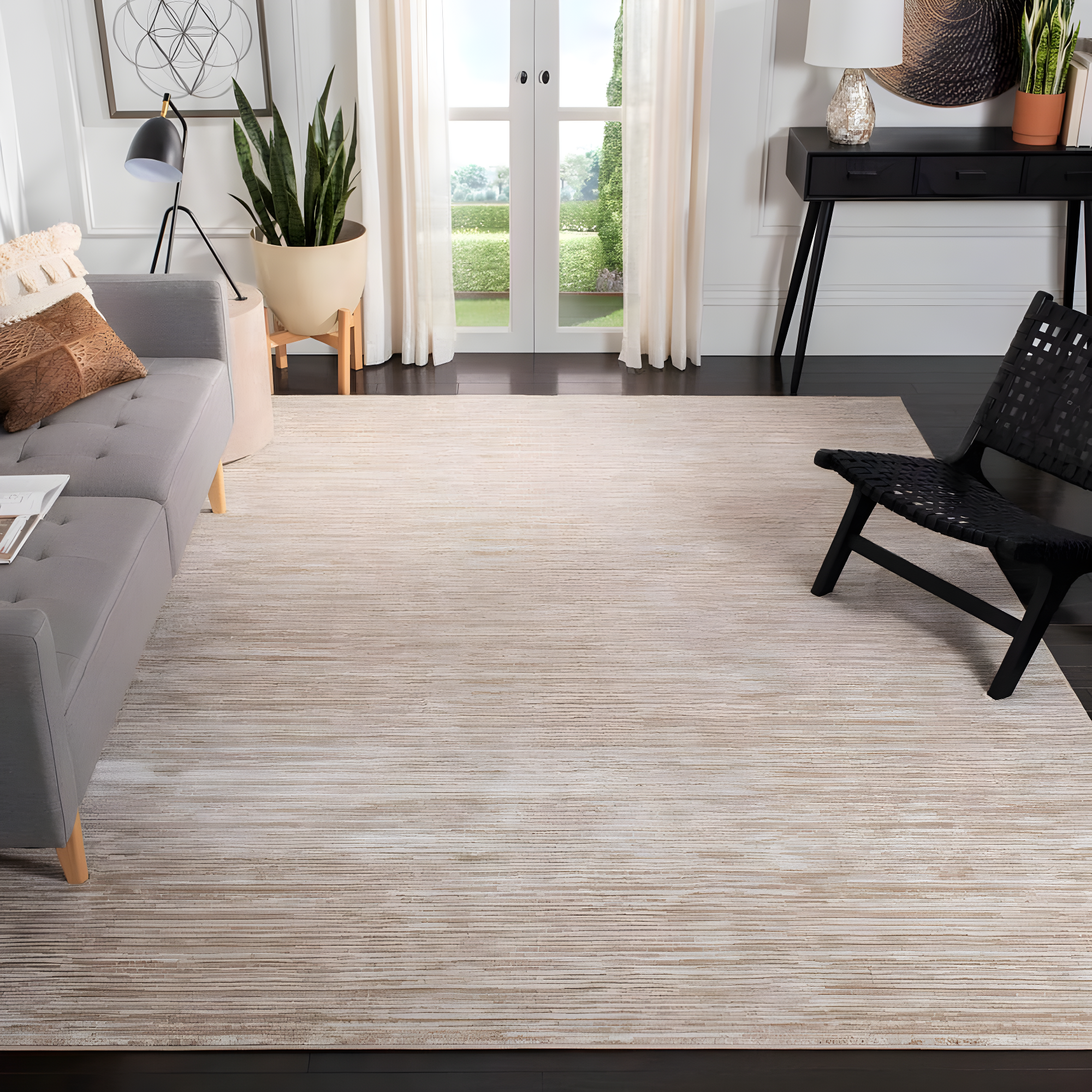 Vision VSN606 Power Loomed Indoor Area Rug - Creme - 8'x10' - Safavieh.