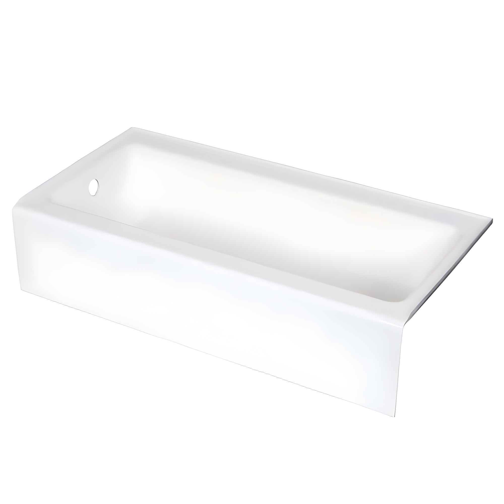 Bellwether® 60" x 30.25" Alcove Soaking Cast Iron Bathtub