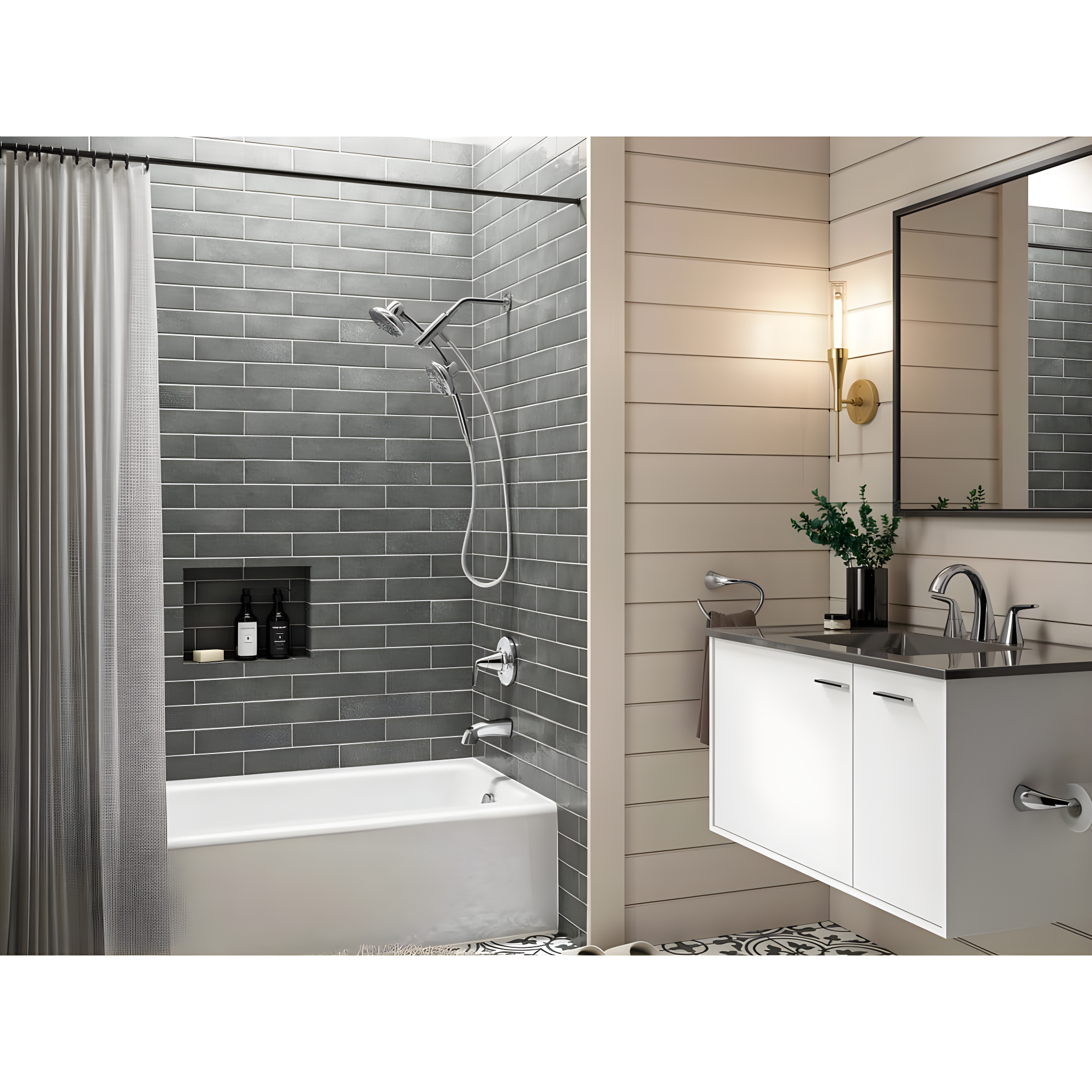 Bellwether® 60" x 30.25" Alcove Soaking Cast Iron Bathtub