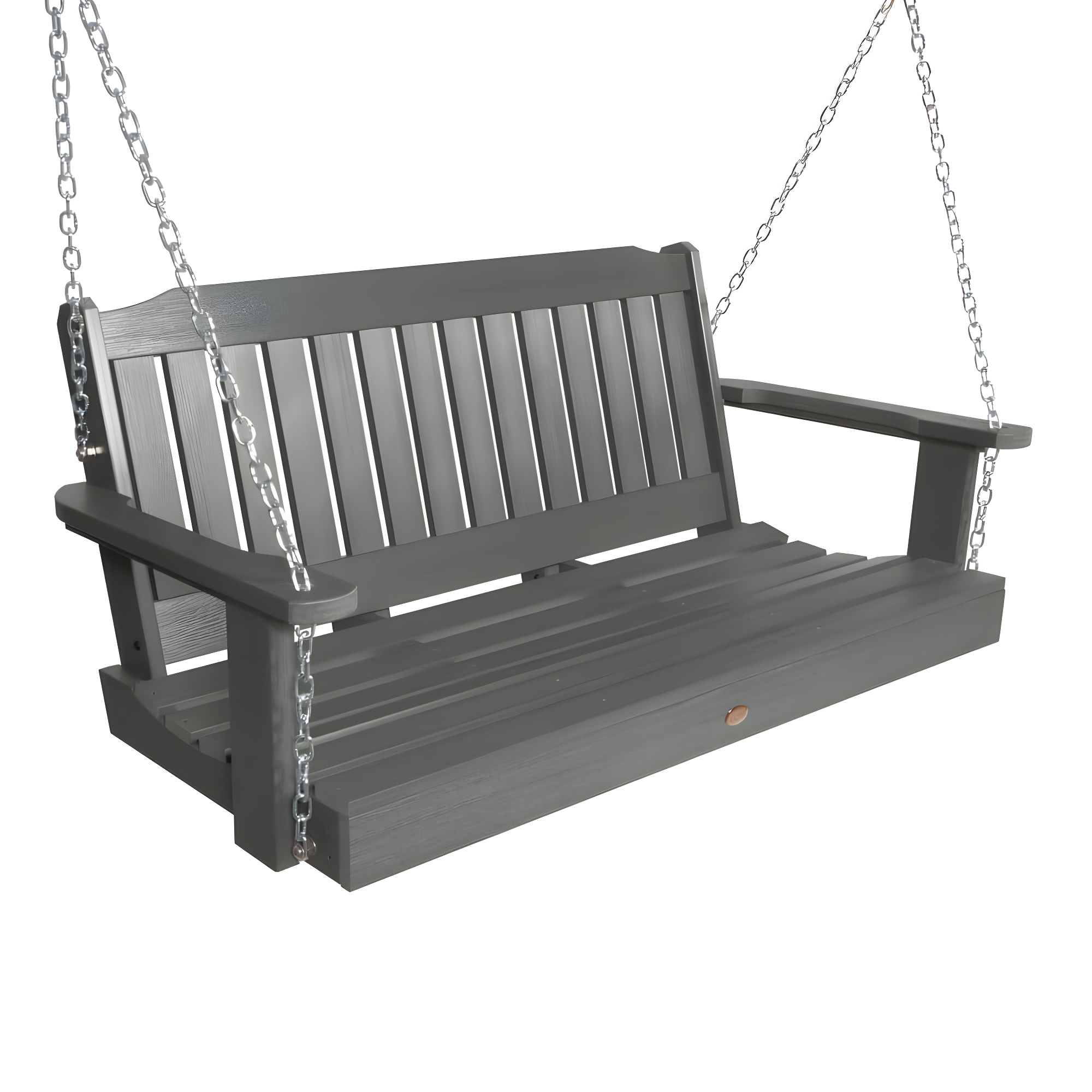 Highwood 4ft Lehigh Porch Swing - Outdoor, Eco-friendly, Synthetic Wood
