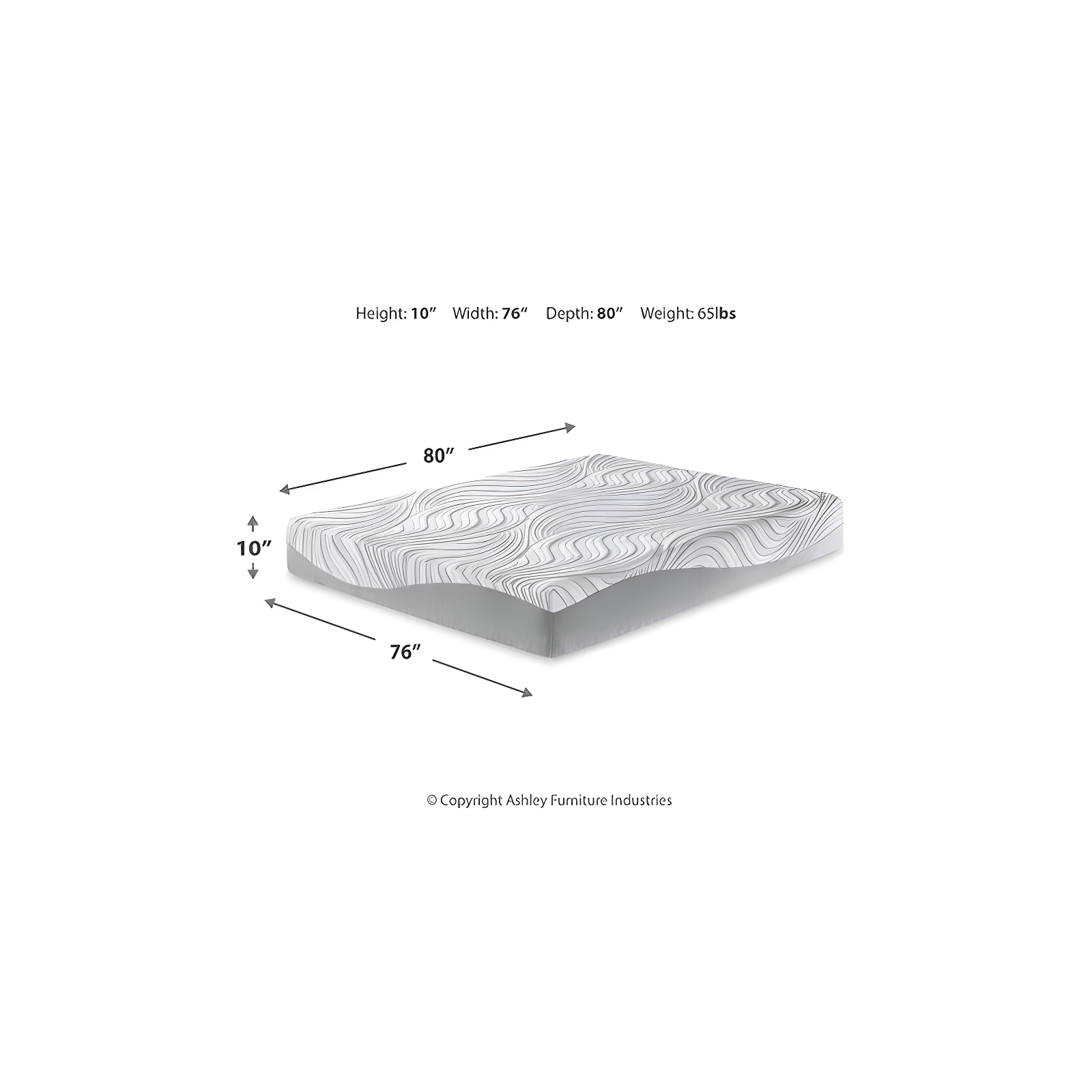Serena 10'' Medium Memory Foam Mattress