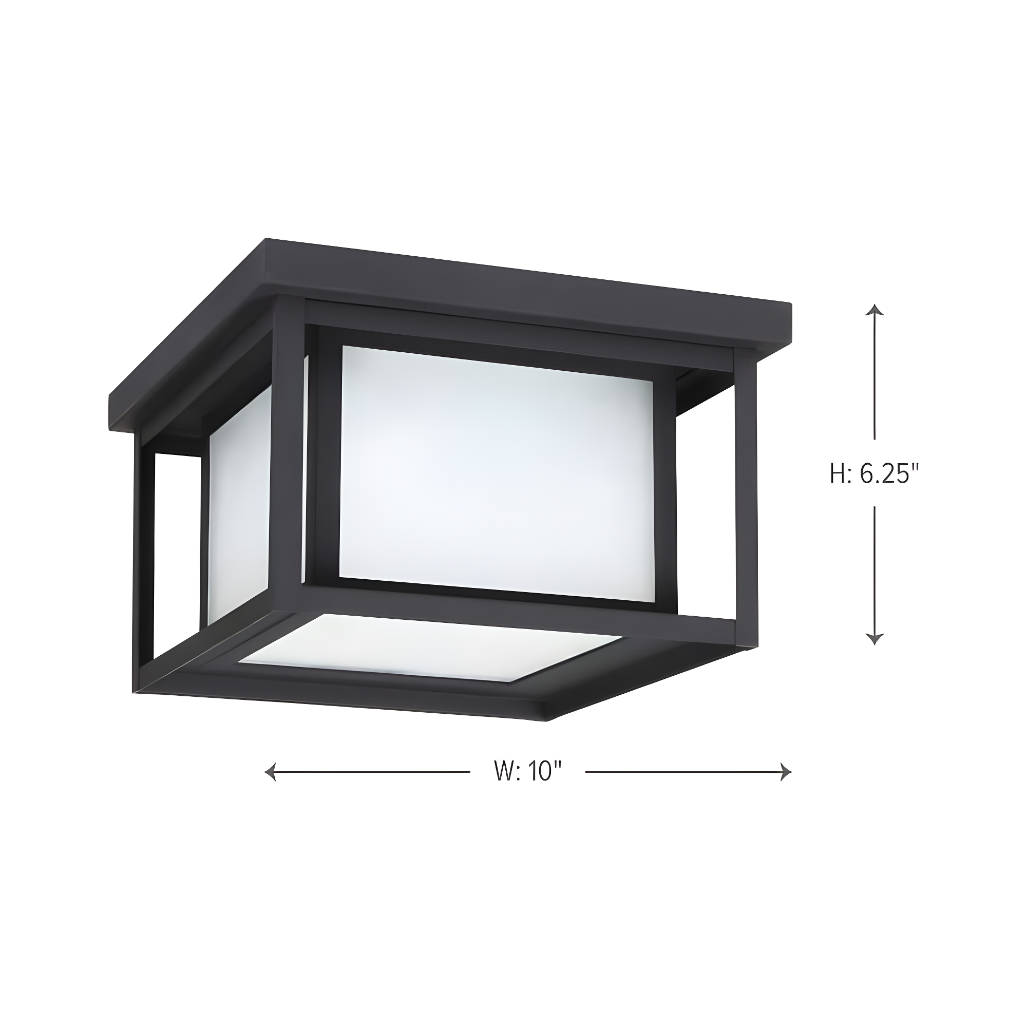 Vermont Square Outdoor Flush Mount