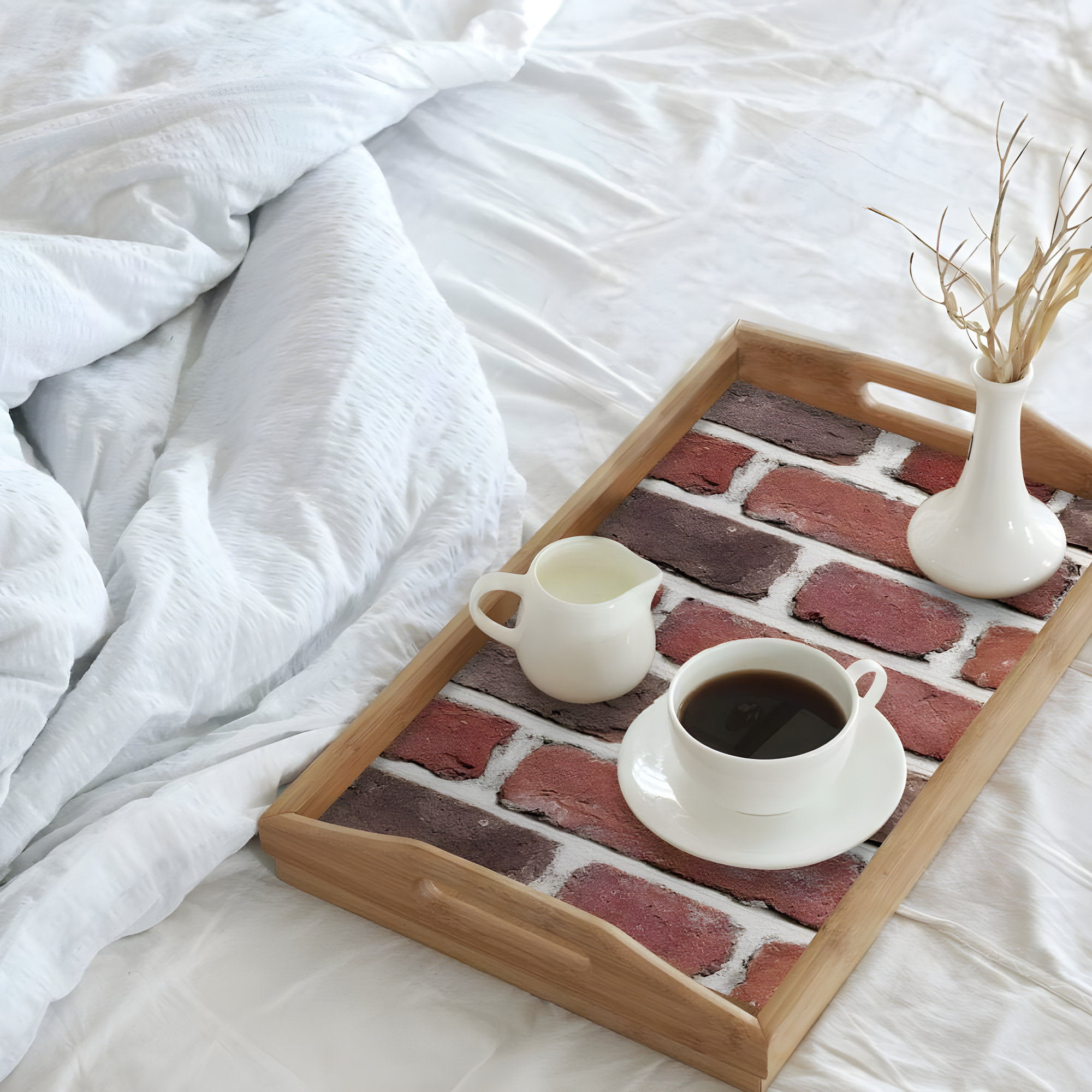 Brick Peel and Stick Giant Wall Decal Red - RoomMates: Vinyl Self-Adhesive Modern Decor, 24pc