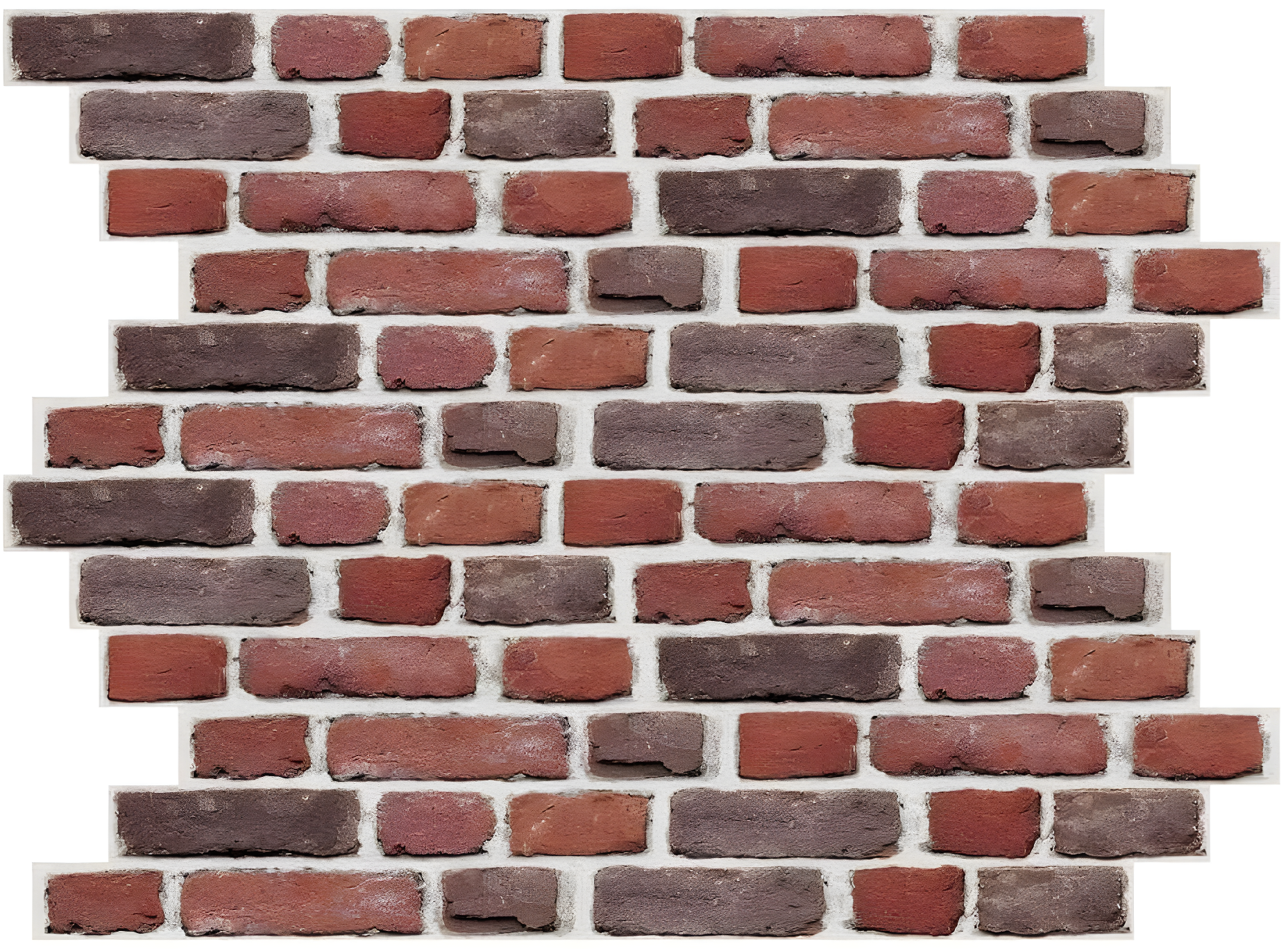 Brick Peel and Stick Giant Wall Decal Red - RoomMates: Vinyl Self-Adhesive Modern Decor, 24pc