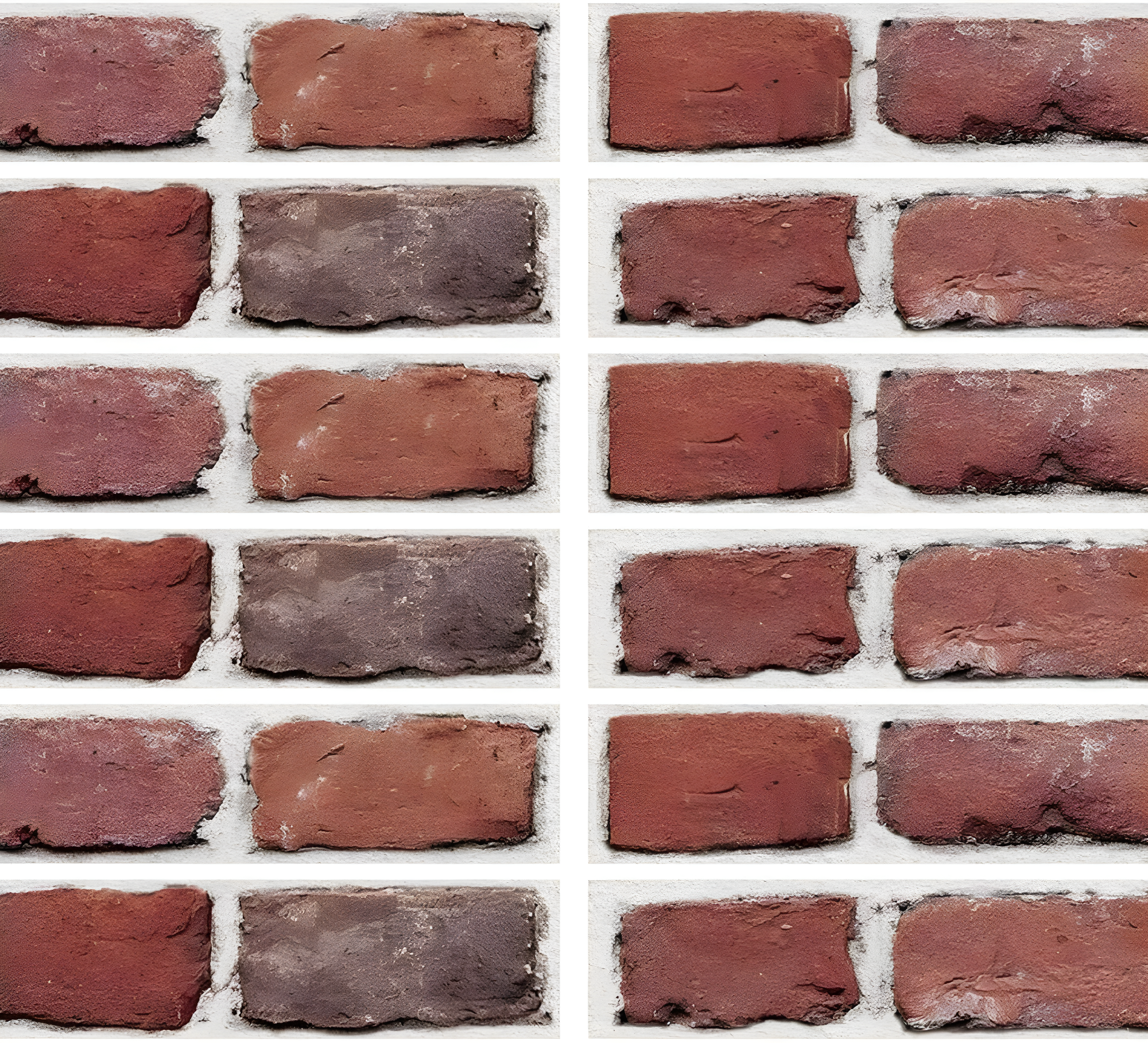 Brick Peel and Stick Giant Wall Decal Red - RoomMates: Vinyl Self-Adhesive Modern Decor, 24pc