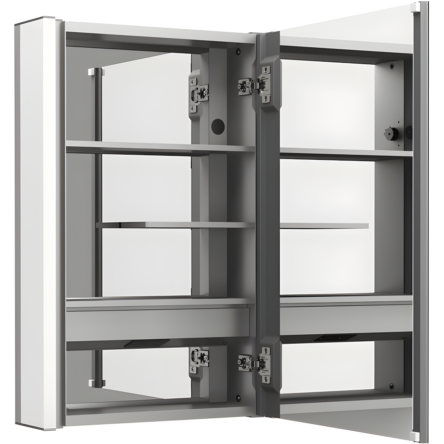 Kohler K-81144-SLE-DA1 Maxstow Surface Mount Frameless Medicine Cabinet with LED Lighting