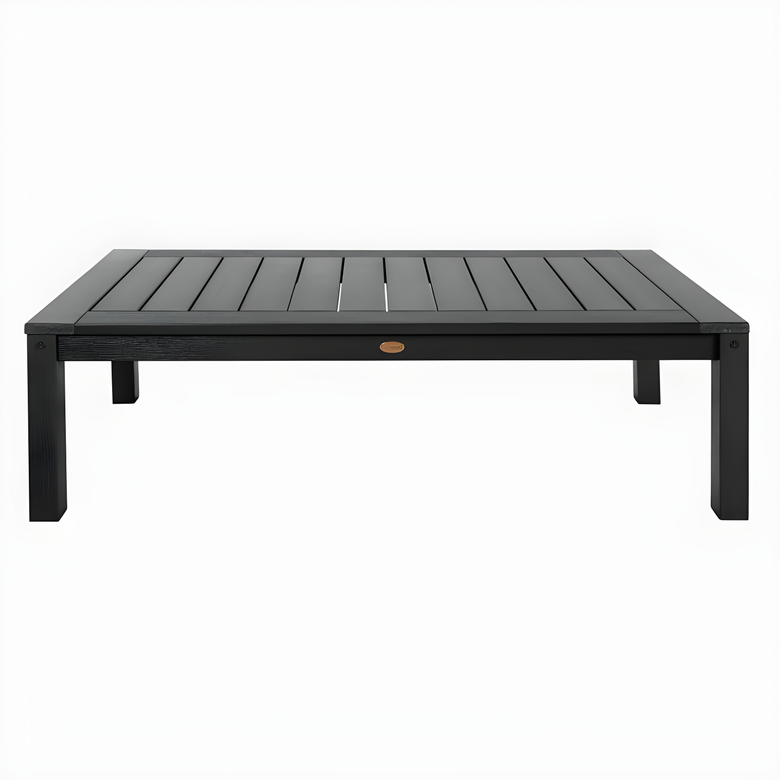 Adirondack Coffee Table Black - Highwood: Outdoor Poly Lumber, Stainless Steel Hardware, 12-Year Warranty