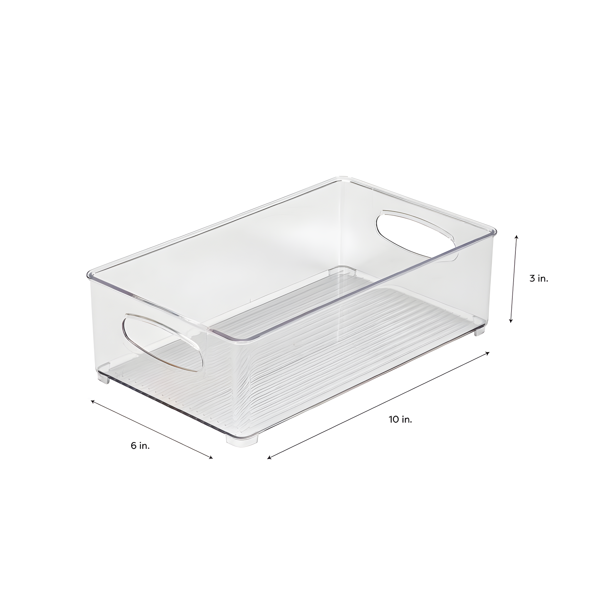Simplify 3" H x 6" W x 10" D Food Storage