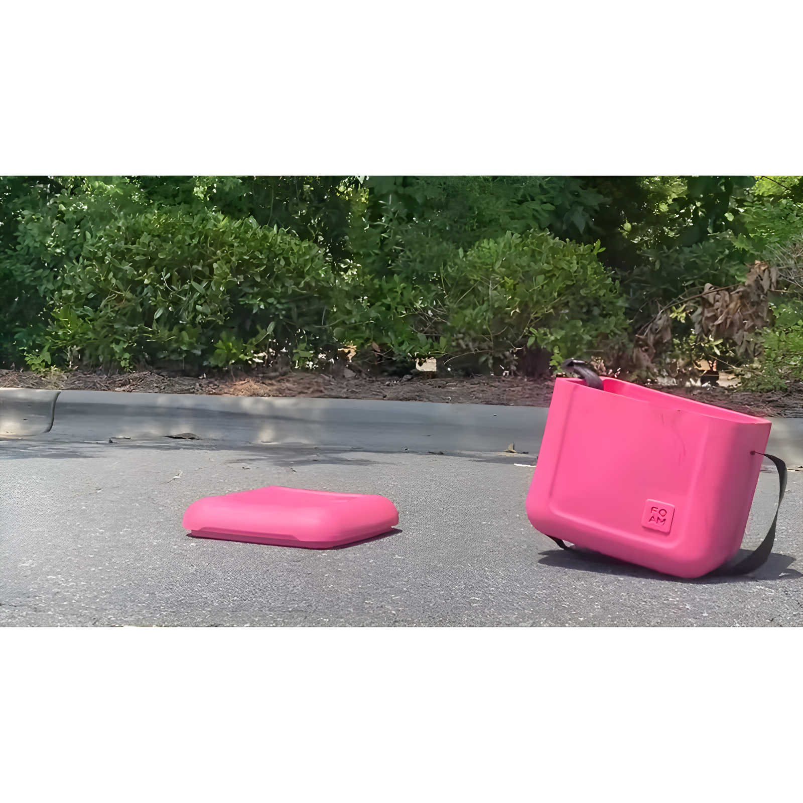 FOAM FOAM Portable 22 Quart EVA Lightweight Beach Rigid Hybrid Soft Side Cooler that Holds 30 Cans & Ice