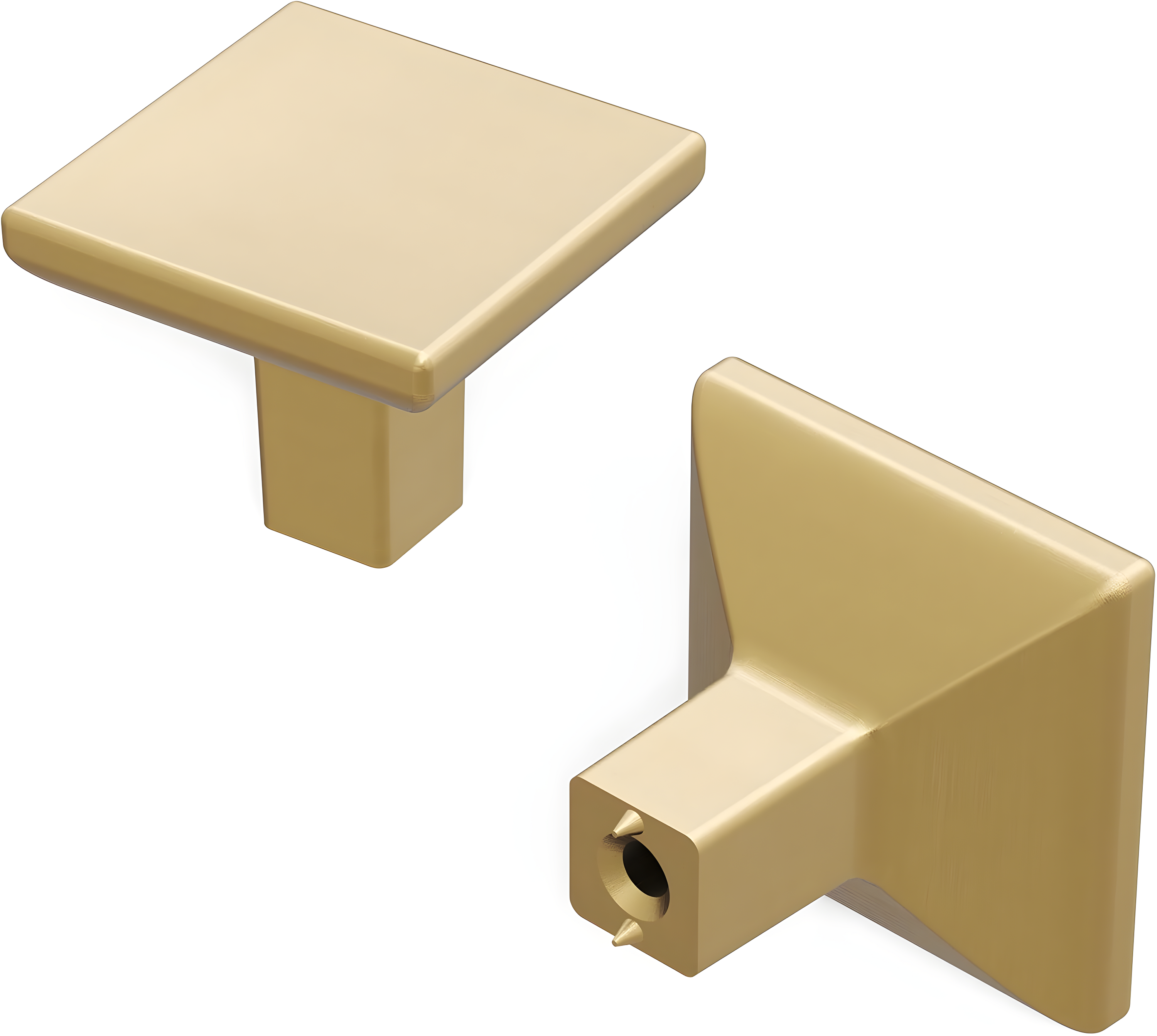 Skylight 1 1/4" Length Square Knob