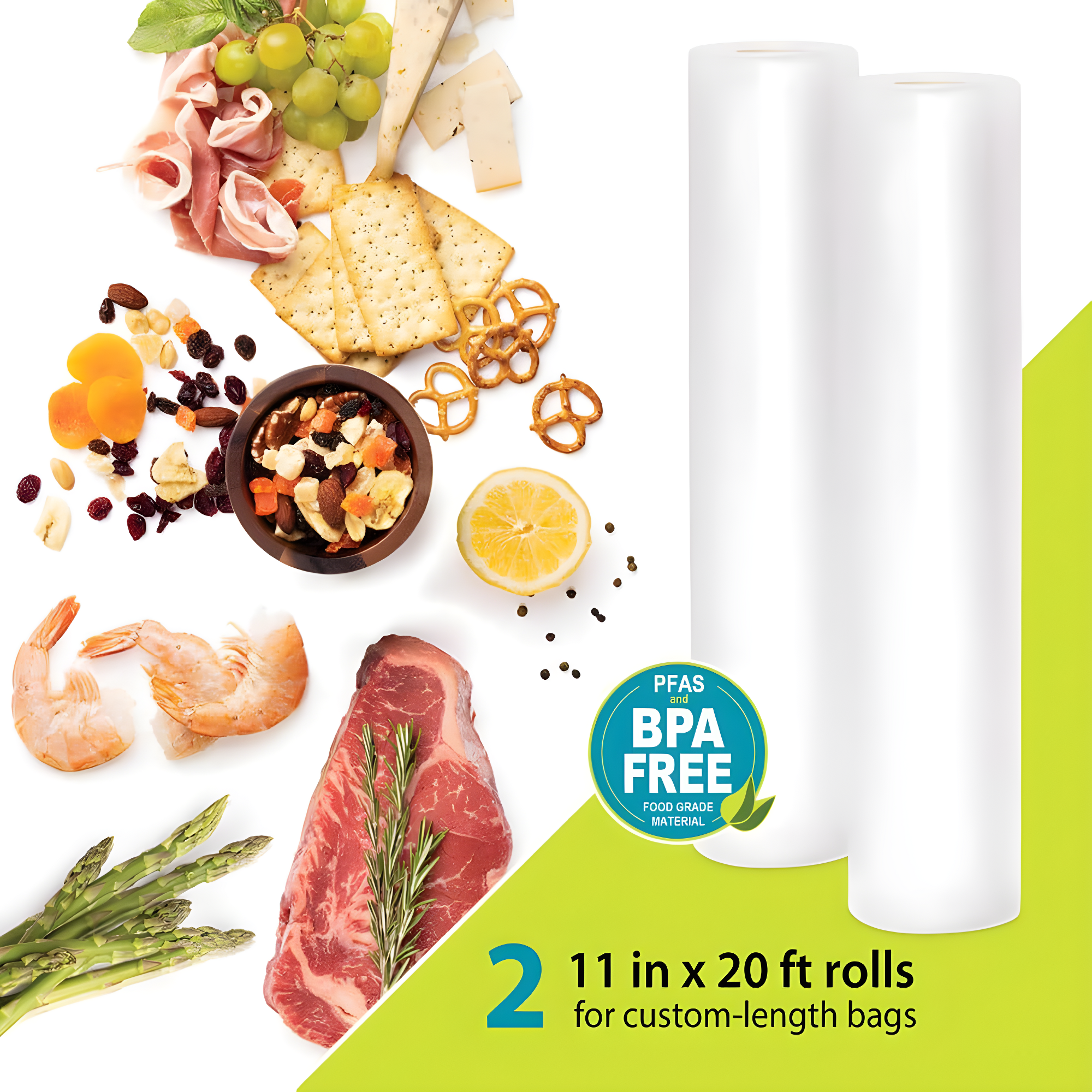 Presto Freshdaddy 11" X 20' Vacuum Seal Rolls