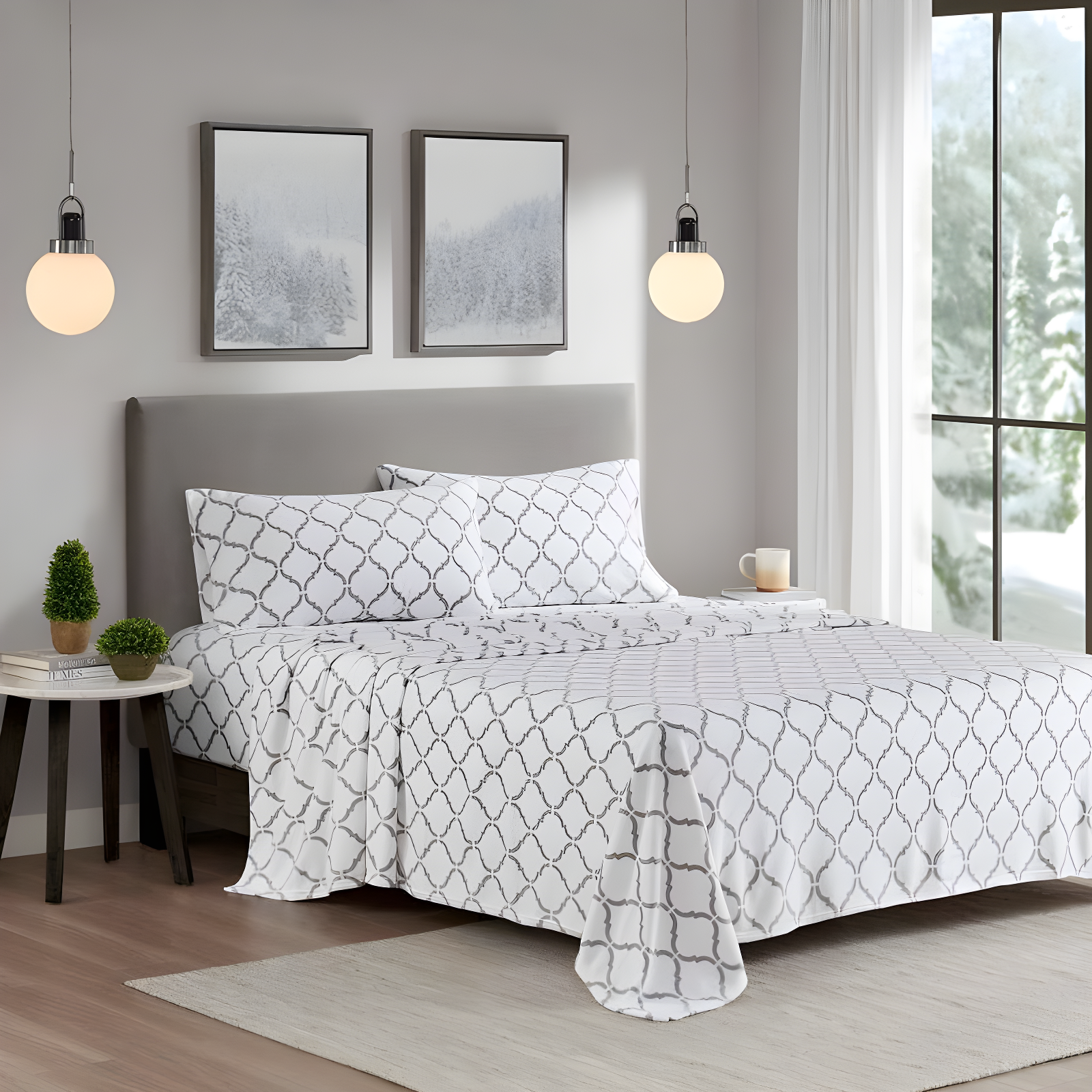 Madison Park Micro Fleece Sheet Set