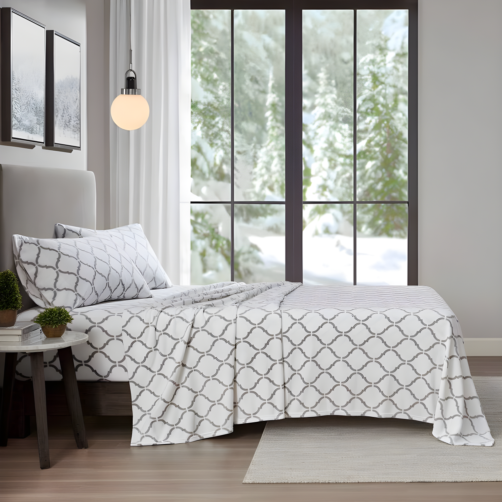 Madison Park Micro Fleece Sheet Set