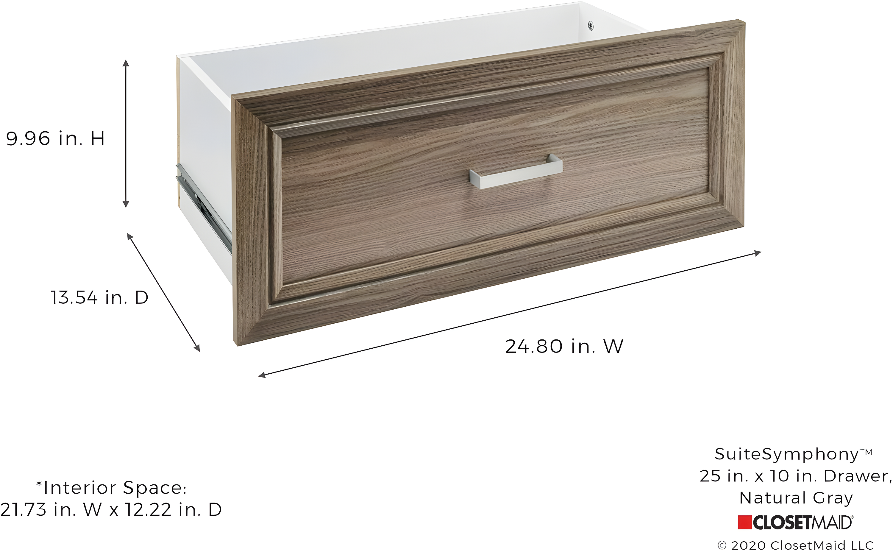 SuiteSymphony 25" x 10" Drawer