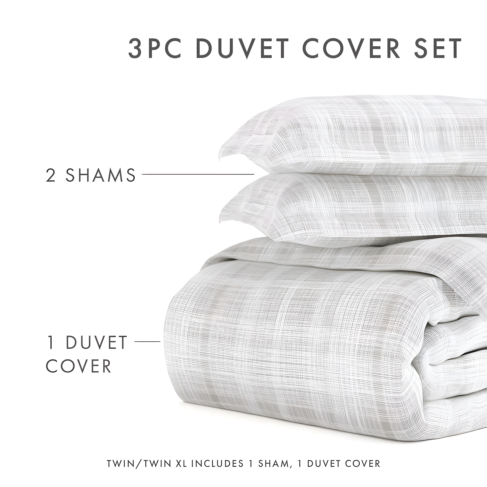 Becky Cameron Simply Soft Thatch Pattern Duvet Cover Set & Reviews | Wayfair
