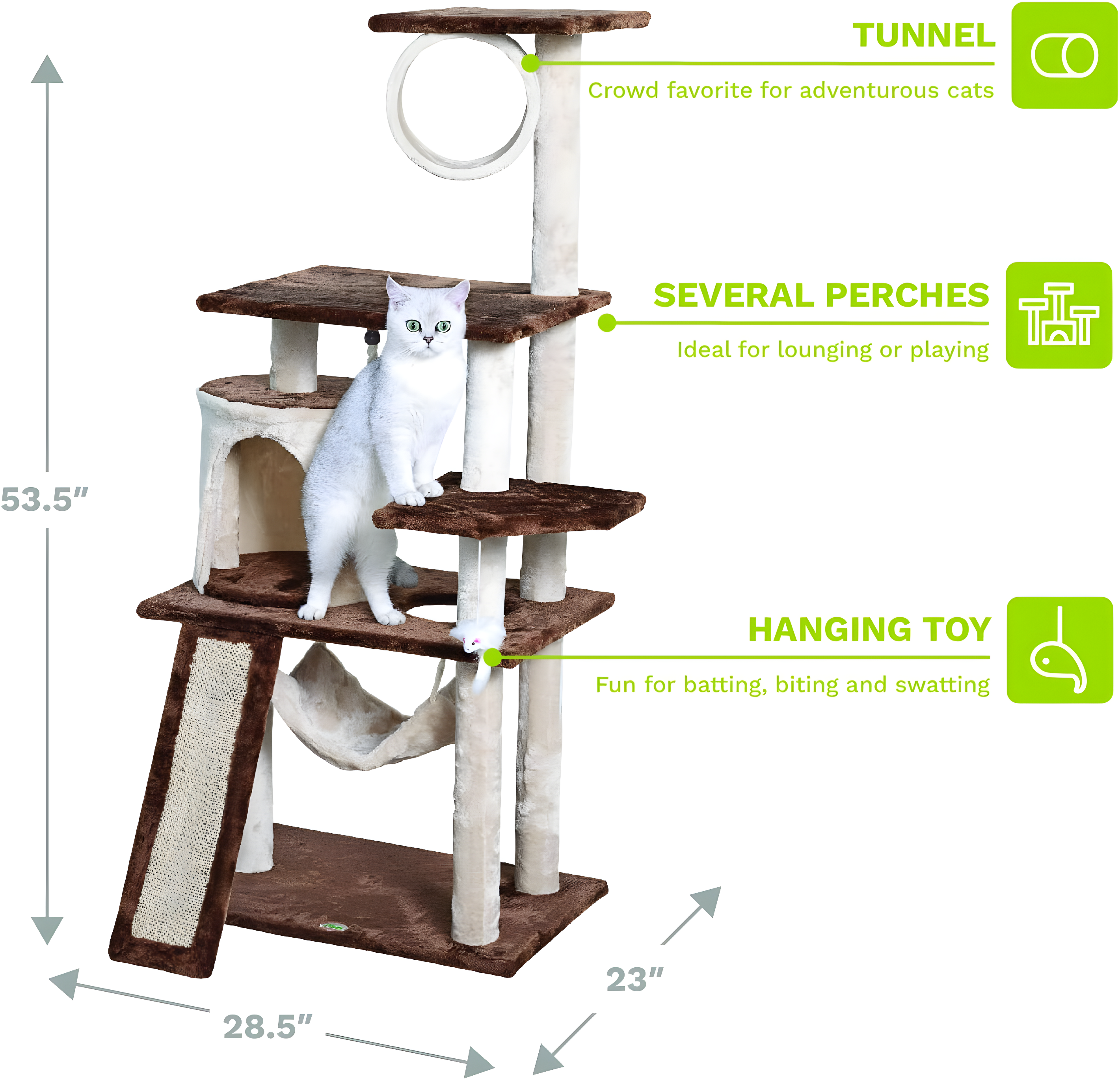 Go Pet Club 54'' H Cat Tree