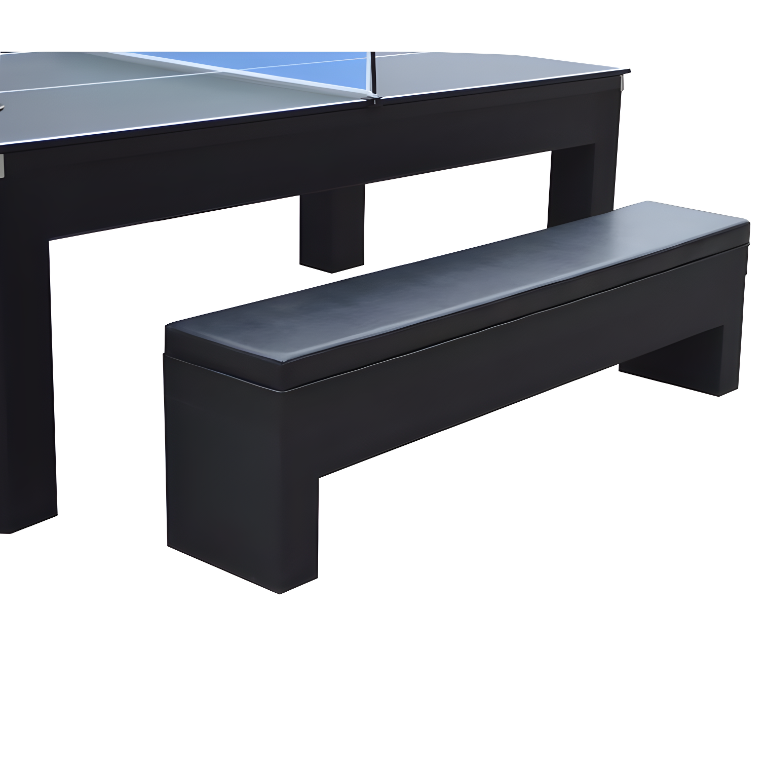 Hathaway Newport Stylish 7 Ft Multi Game Pool Table Combo with Dining Top and Ping Pong – Includes Benches for Home Storage and Accessories