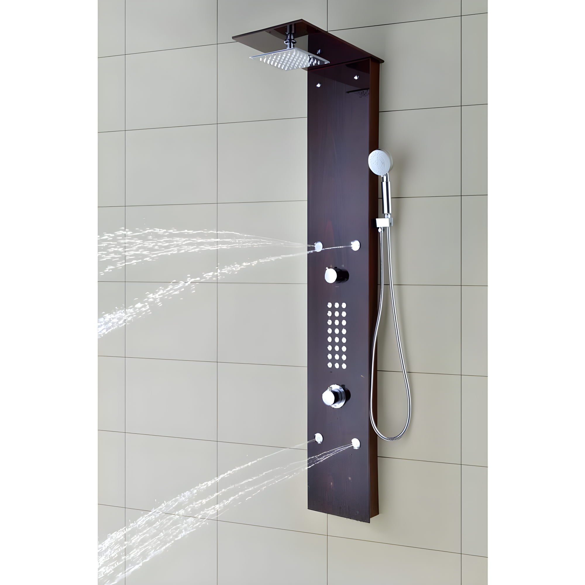 ANZZI SP-AZ016 59.37'' Shower Panel with Adjustable Shower Head