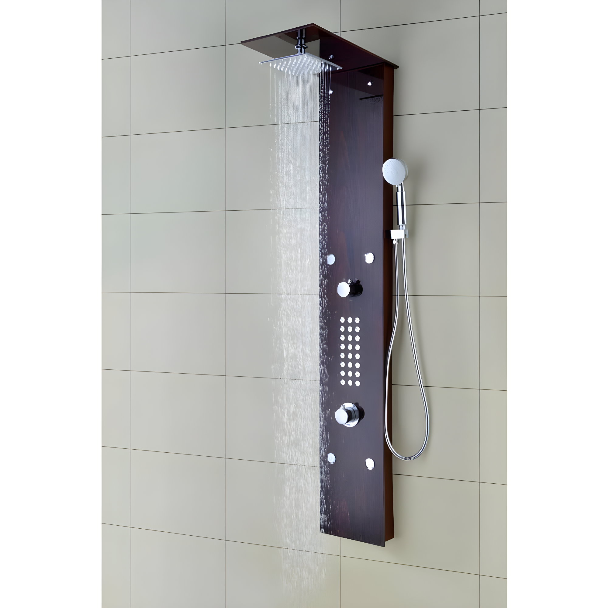 ANZZI SP-AZ016 59.37'' Shower Panel with Adjustable Shower Head