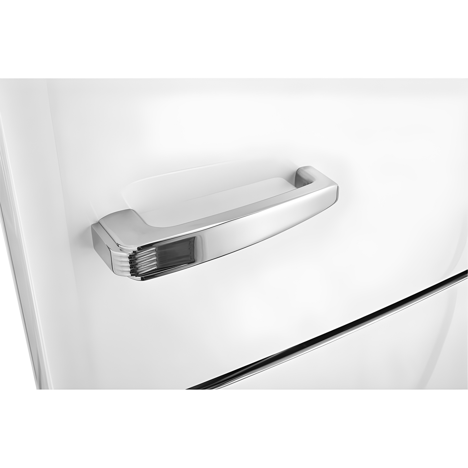 Unique Appliances Classic Retro 23.6" Frost-Free 11.7 cu. ft. Energy Star Certified Bottom Freezer Refrigerator UGP-330L W AC