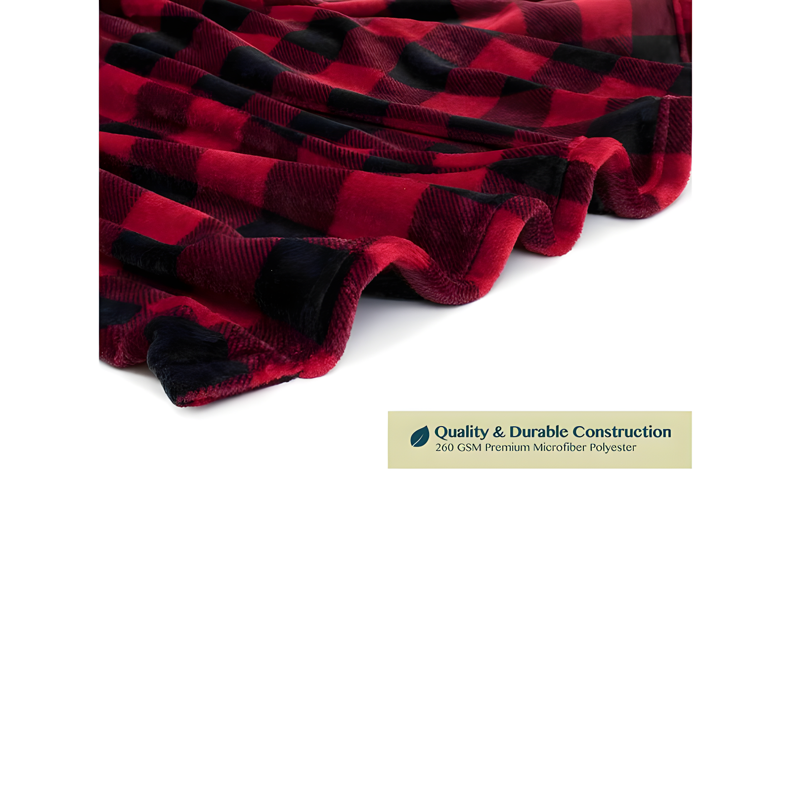 Rosalind Wheeler Speight Fleece Mid-Calf Bathrobe with Pockets