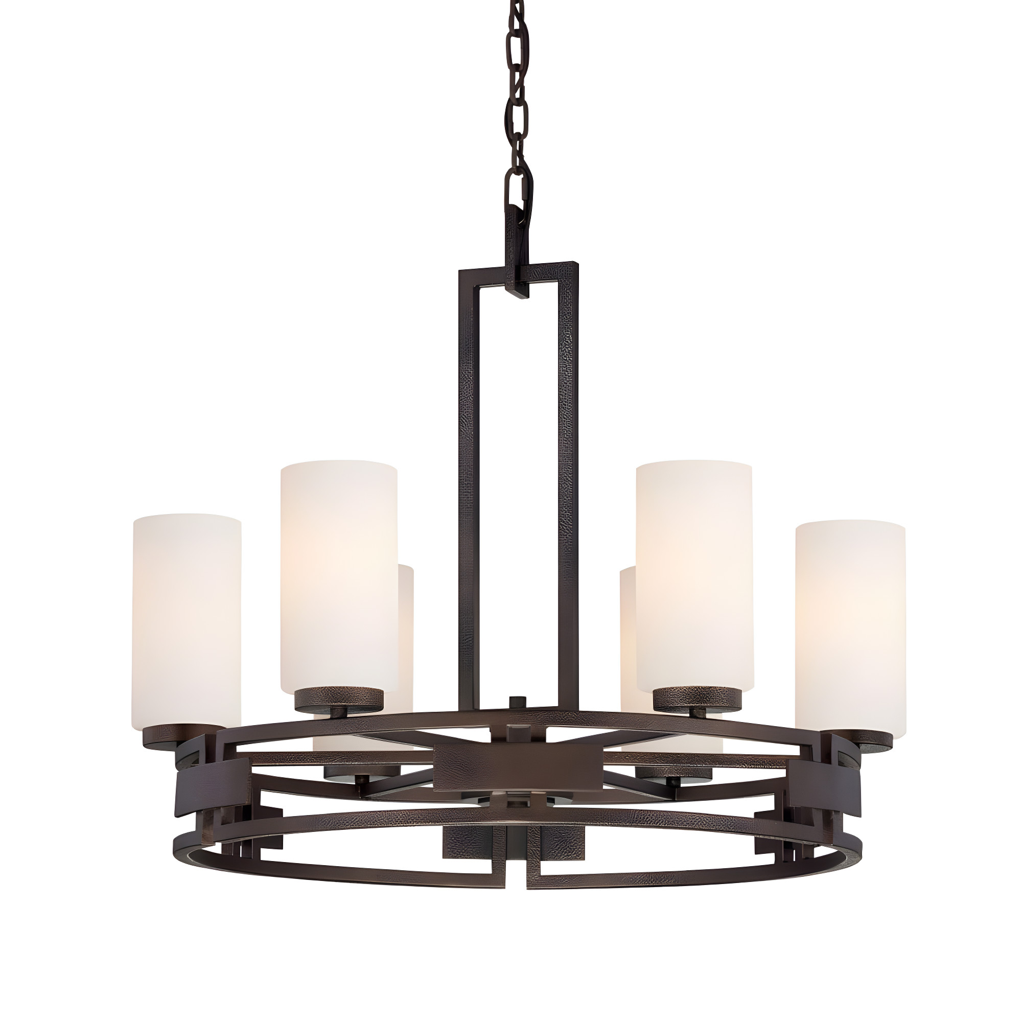Designers Fountain Del Ray Flemish Bronze 6 Light Chandelier, 83886-FBZ