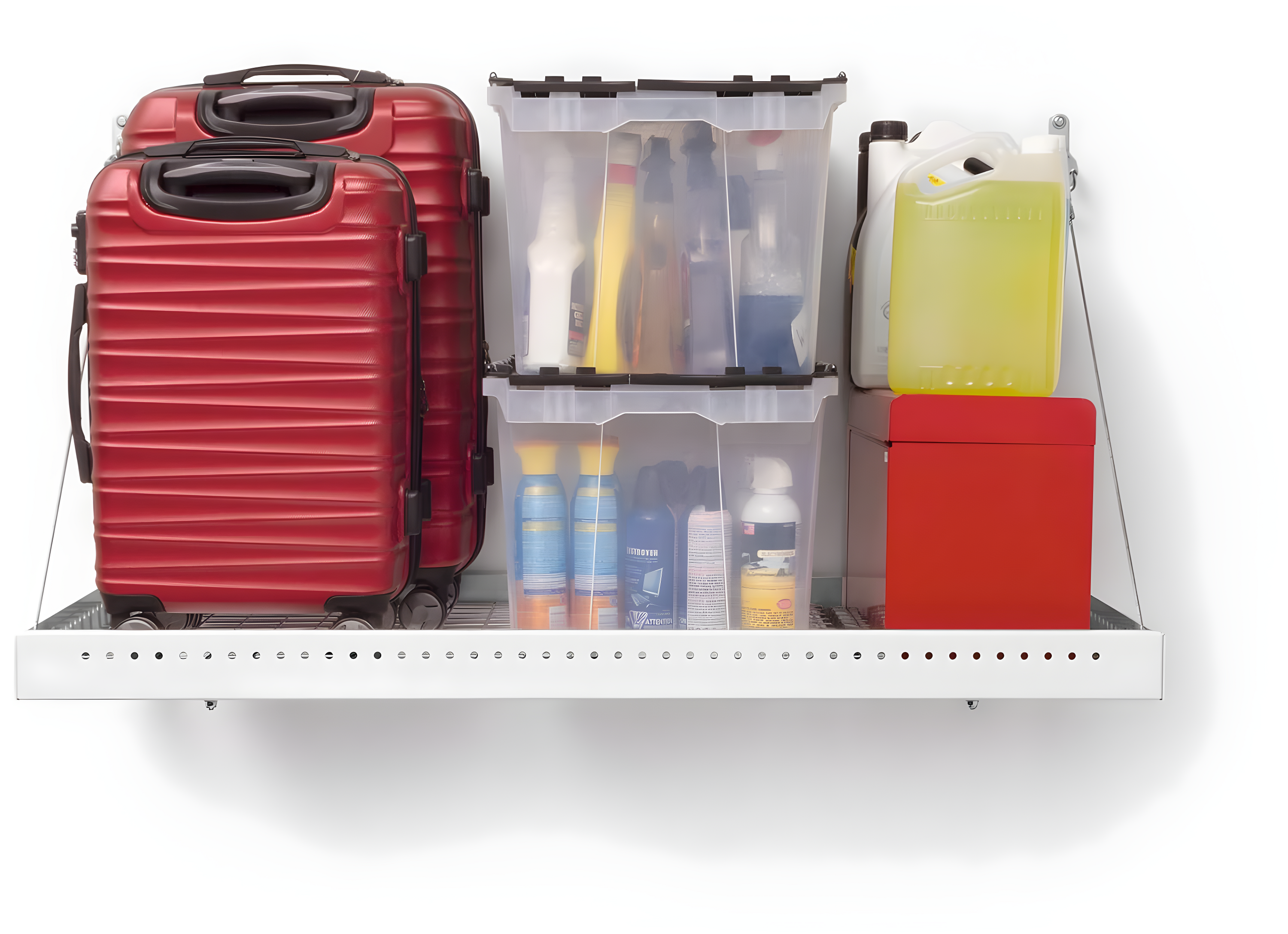 NewAge Products Pro Series 2 ft. x 4 ft. Wall Mounted Steel Shelf