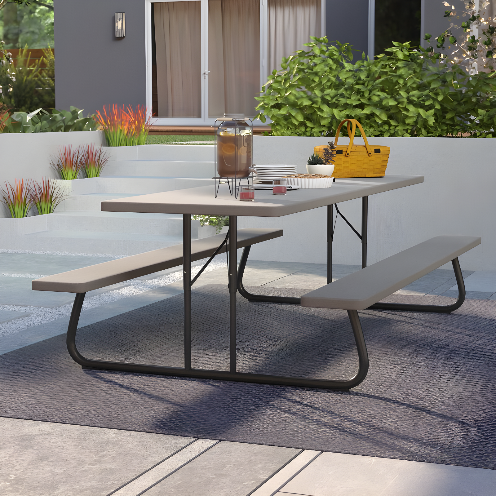 8 - Person Rectangular Outdoor Dining Set