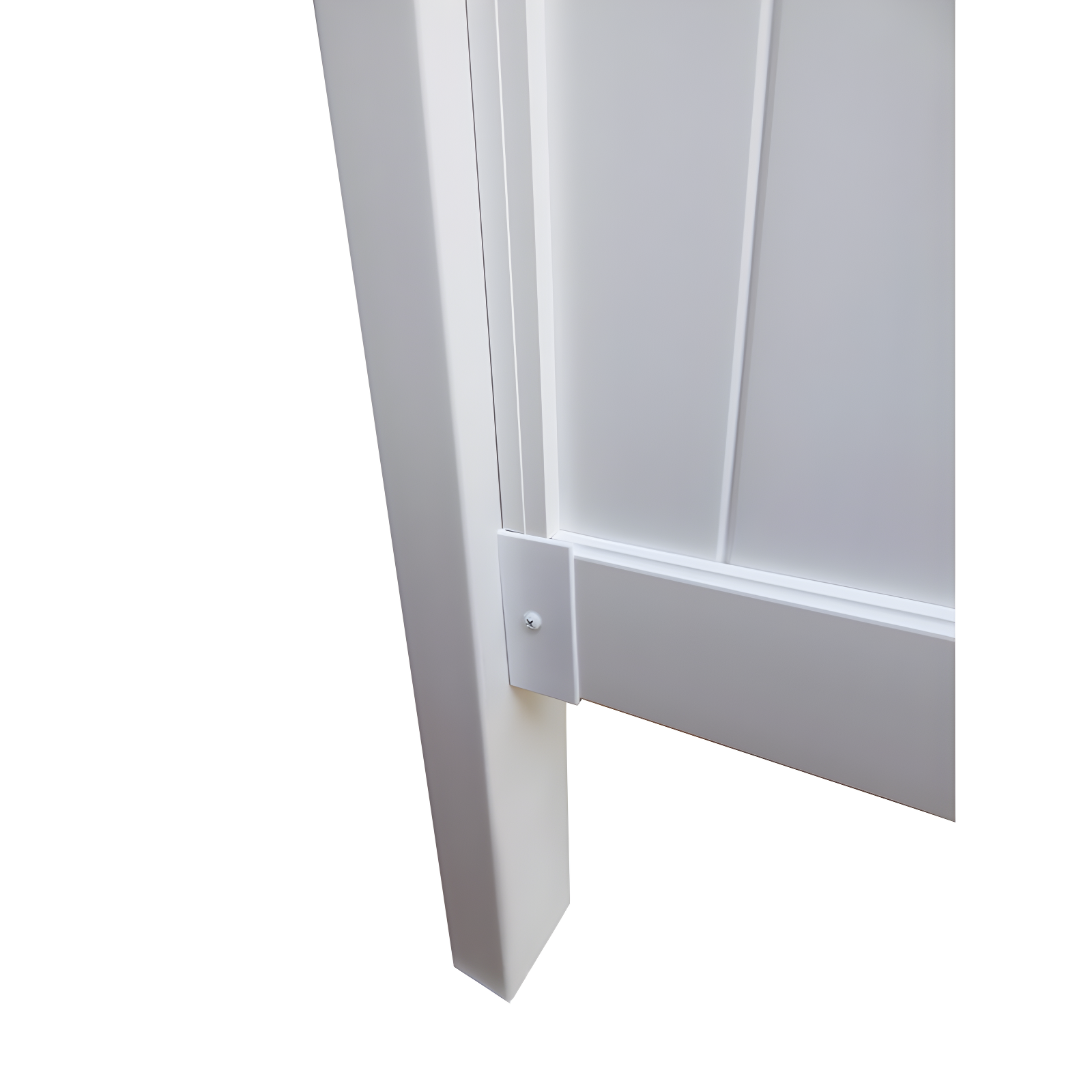 89in H x 62in W x 47in L (1 Enclosure) Zippity Oceanside Outside Shower Enclosure Kit, White Vinyl Outdoor Shower Kit for Pool Shower, Outdoor Changing Room, Beach Shower, Outdoor Bathroom ZP19024