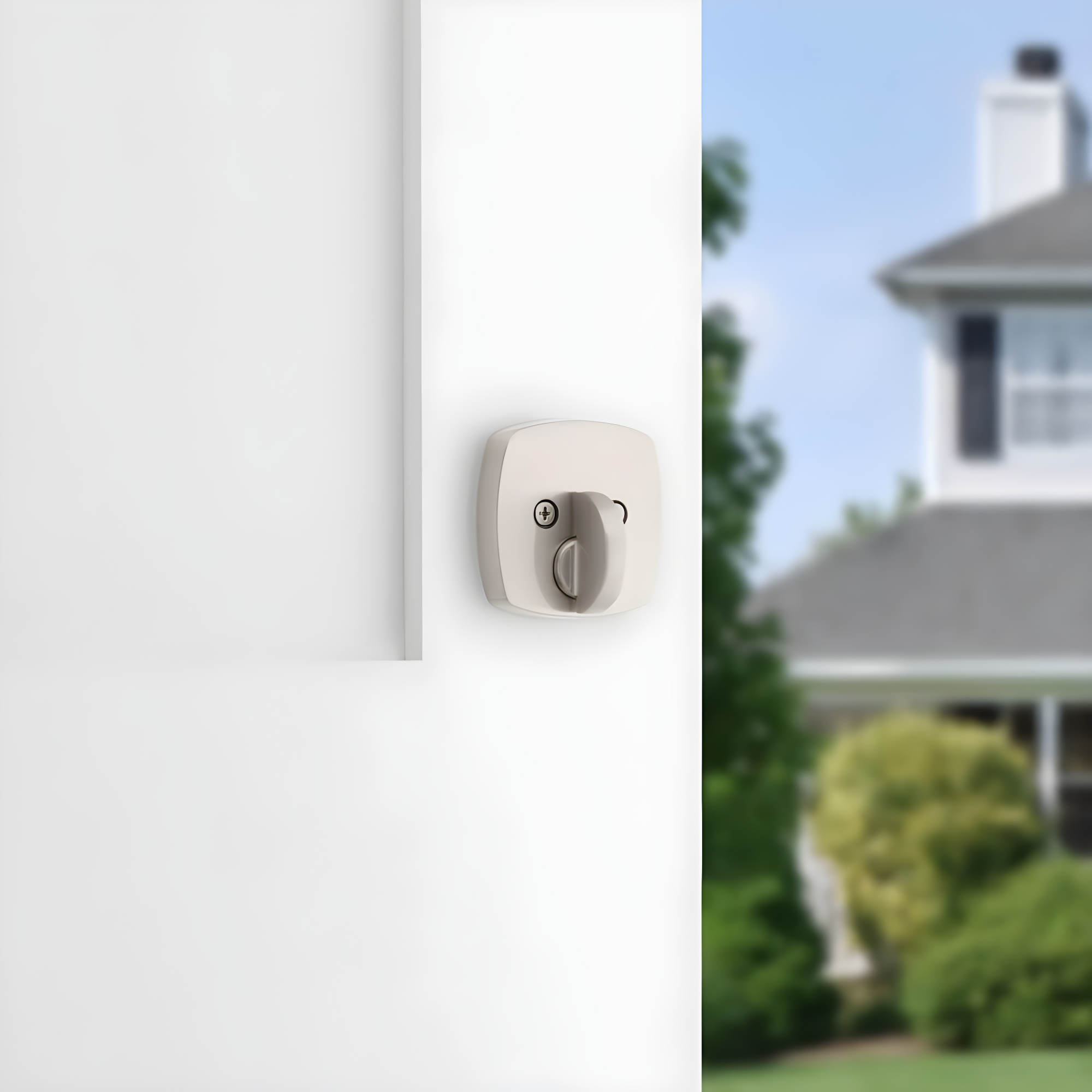 Midtown Interior Knob With Deadbolt Reversible Entry Set