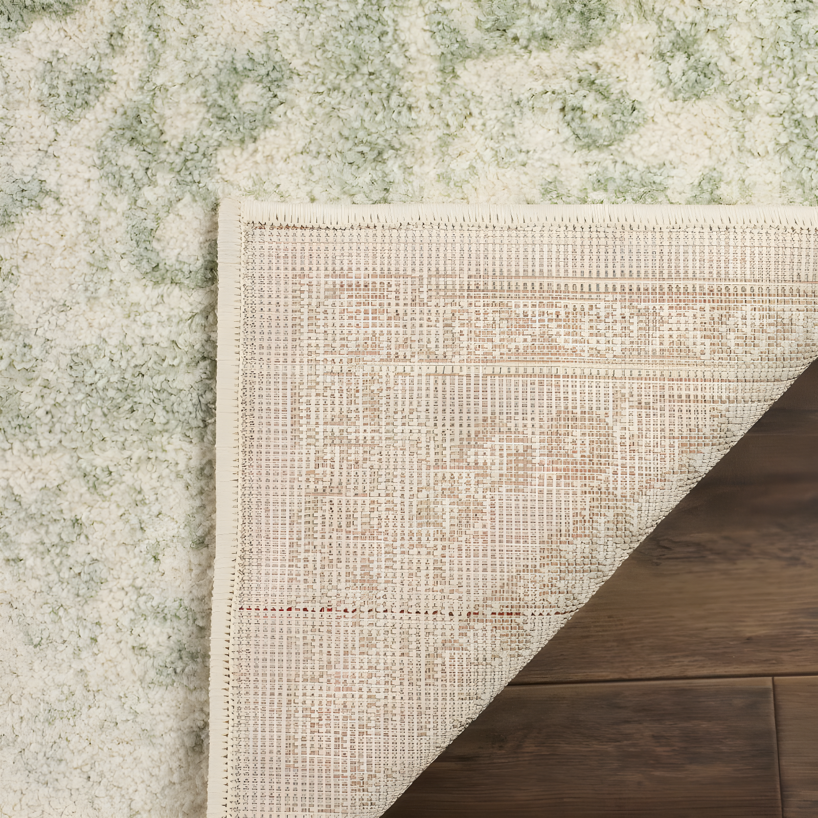 Adirondack ADR109 Machine Made Indoor Area Rug - Ivory/Sage - 6'x6' - Safavieh