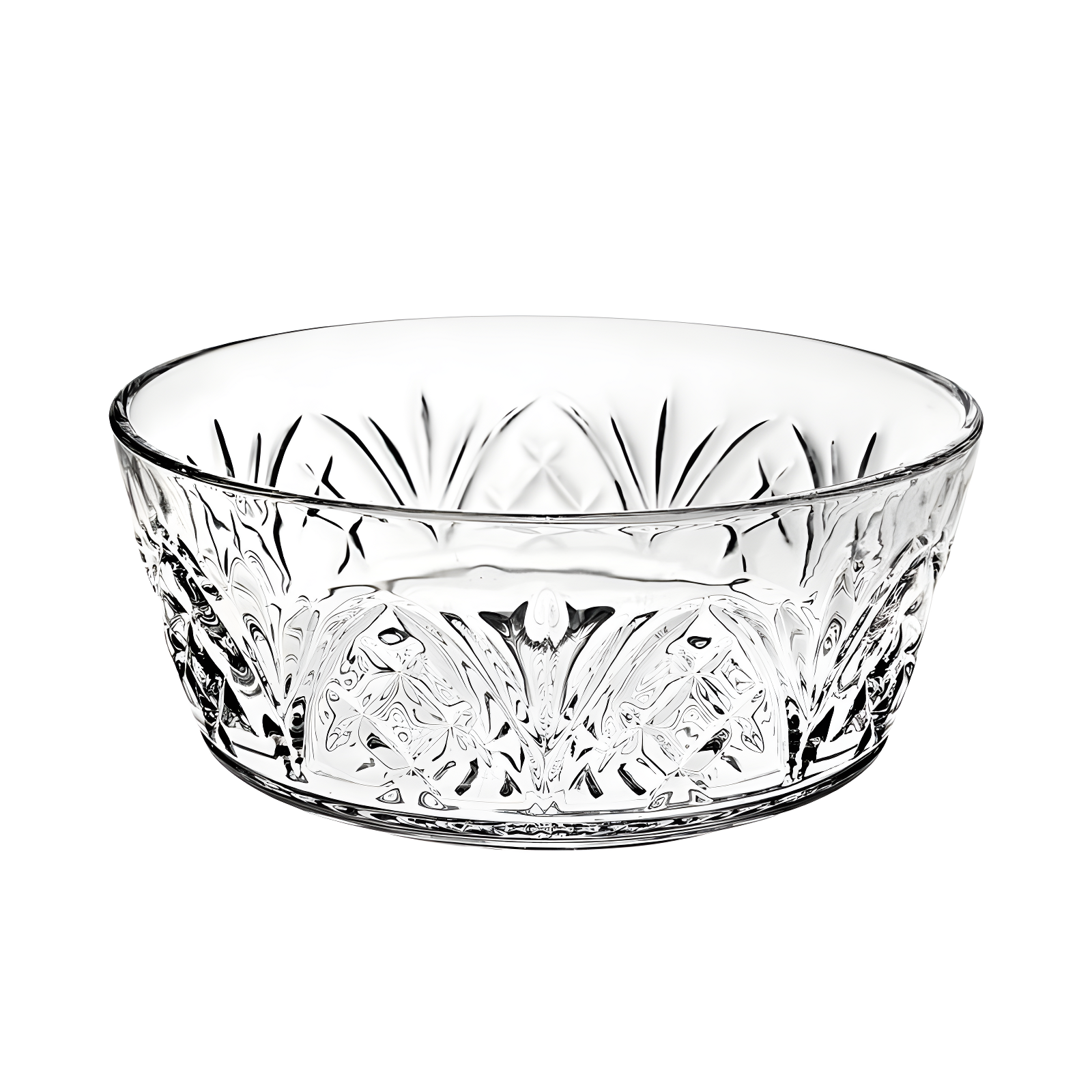 Godinger Silver Art Co Dublin Crystal Cereal Bowl 18oz (Set of 4)