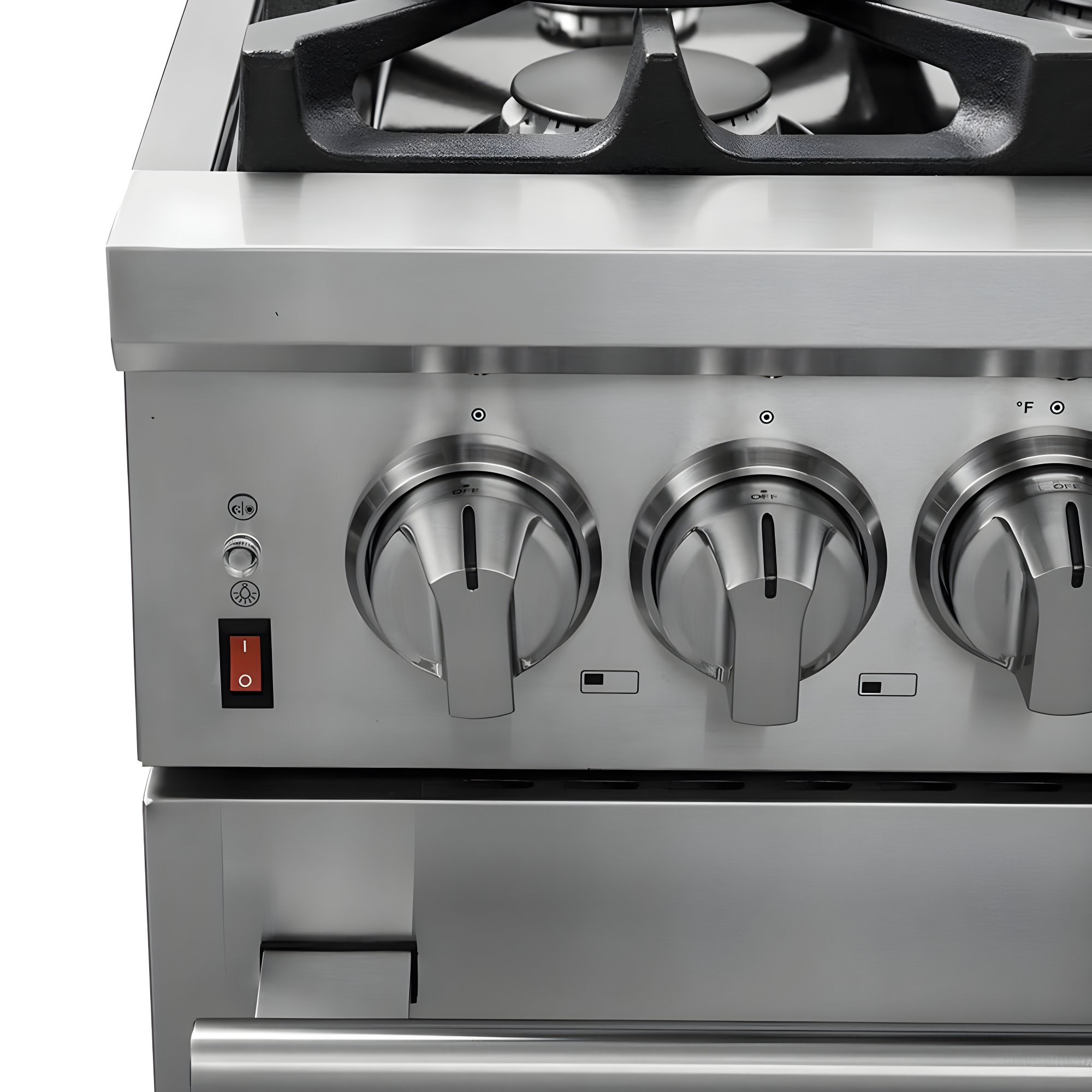 Massimo 36-inch Dual Fuel Range, 6 Burners, 5.36 cu.ft. True Convection Oven, Air Fryer & Griddle