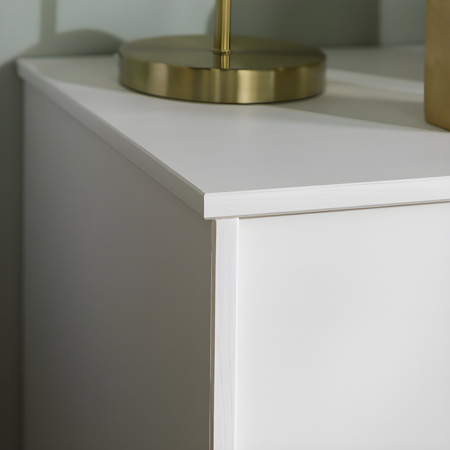 Mags Solid Wood Groove 2-Drawer Nightstand