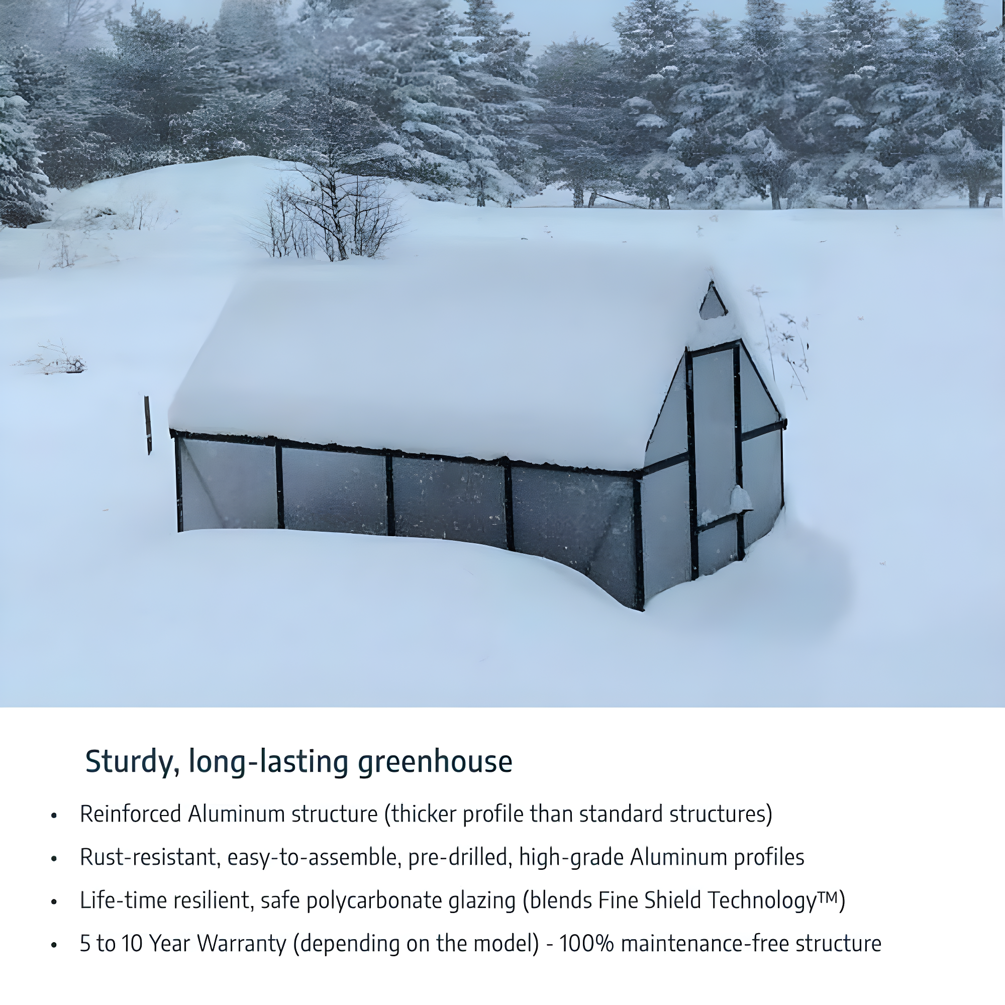 Canopia Palram - Canopia Hybrid Polycarbonate Hobby Greenhouse