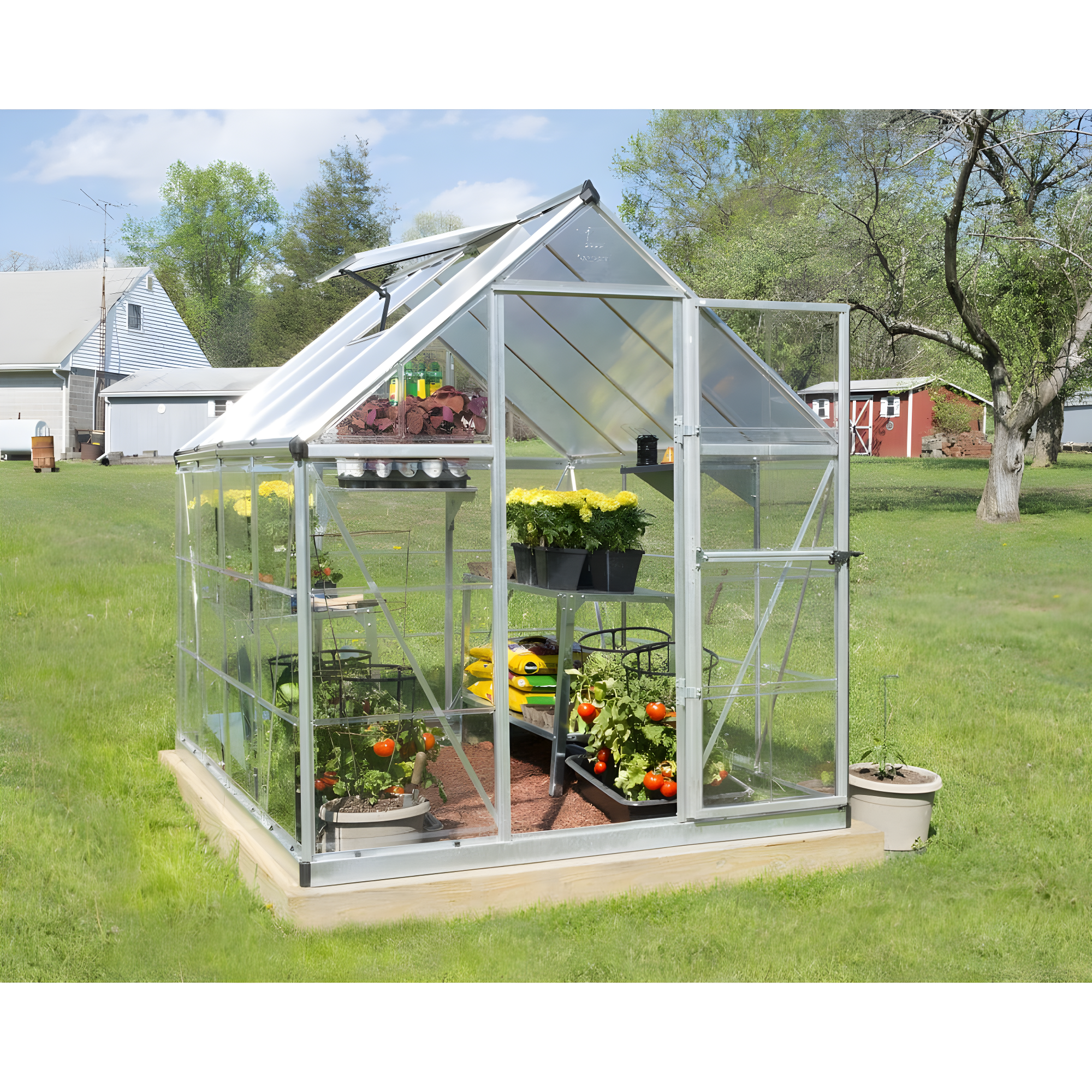 Canopia Palram - Canopia Hybrid Polycarbonate Hobby Greenhouse
