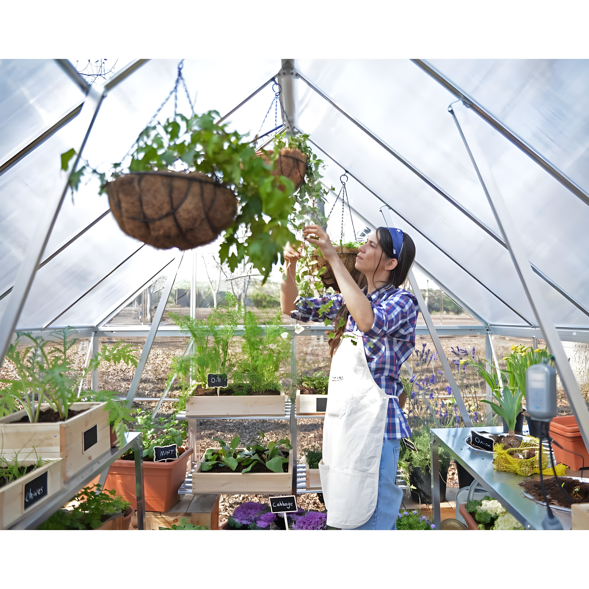 Canopia Palram - Canopia Hybrid Polycarbonate Hobby Greenhouse