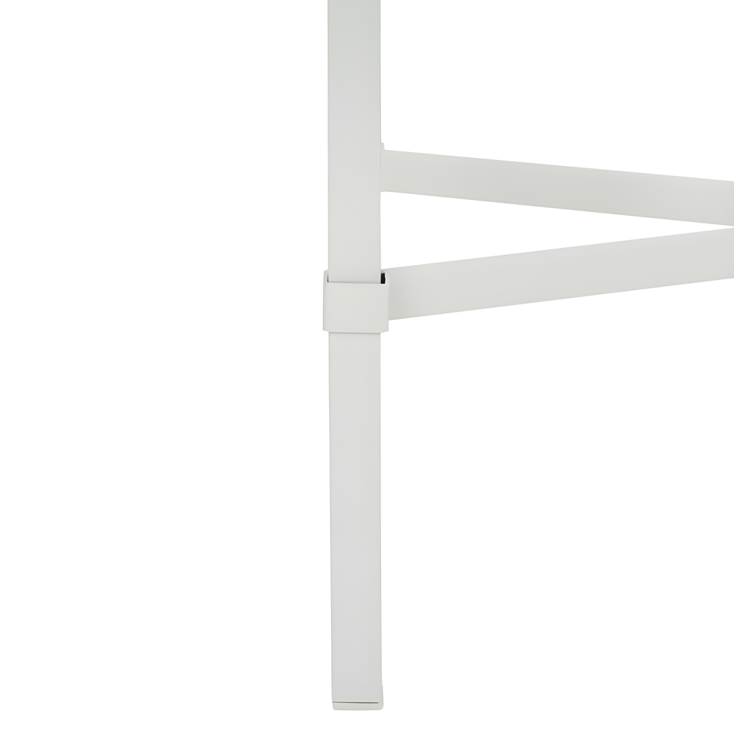 SAFAVIEH Couture Viggo Glam Glass Top Metal Side Table, White