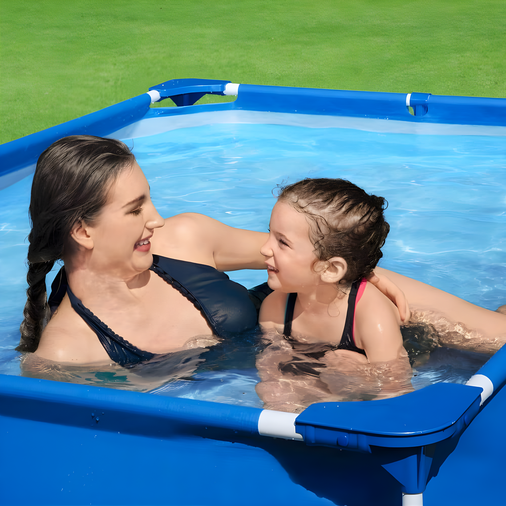 Bestway Bestway Steel Pro Rectangular Above Ground Swimming Pool Set