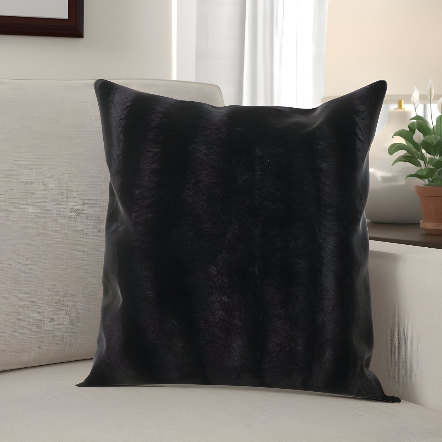Cheer Collection FRBIN Square Pillow Cover & Insert (Set of 2)