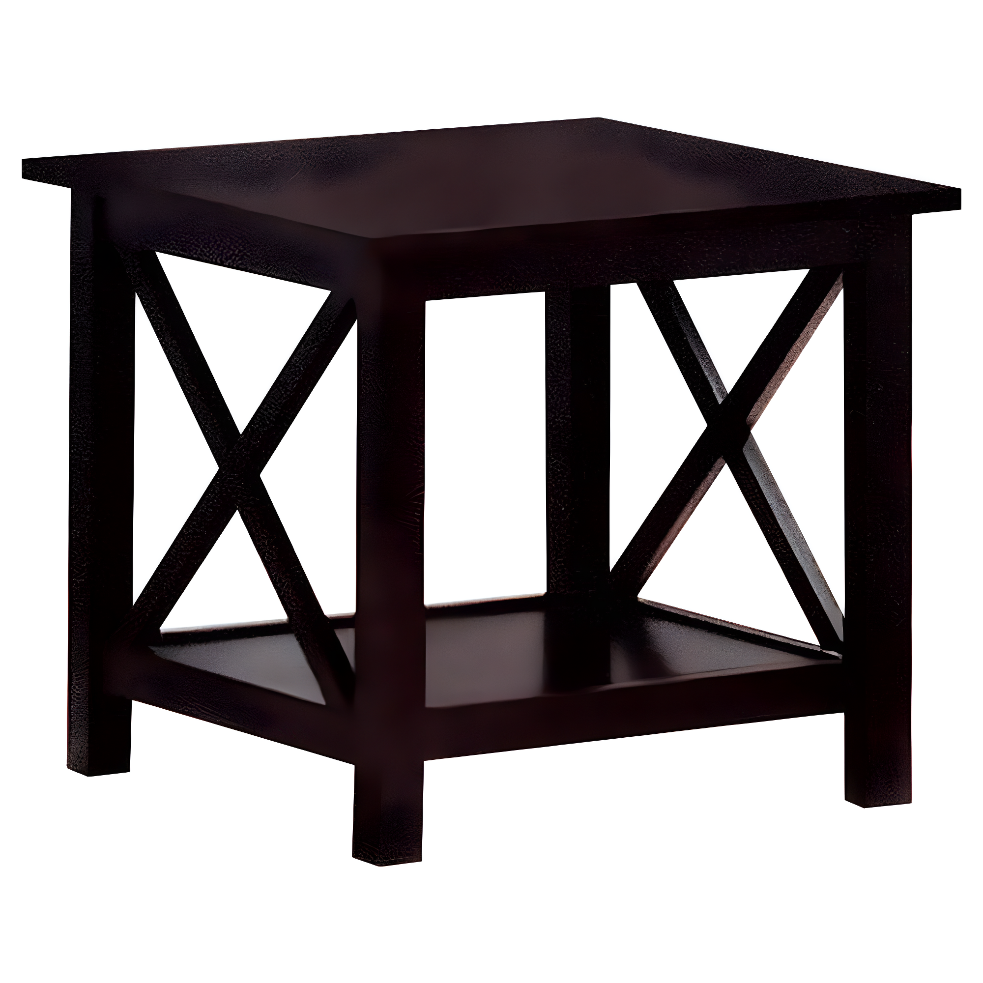 Coaster Rachelle 3-Piece Wood Coffee Table Set in Dark Brown