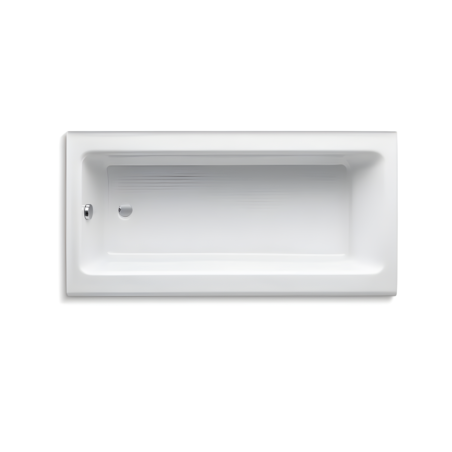 Bellwether® 60" x 30.25" Alcove Soaking Cast Iron Bathtub