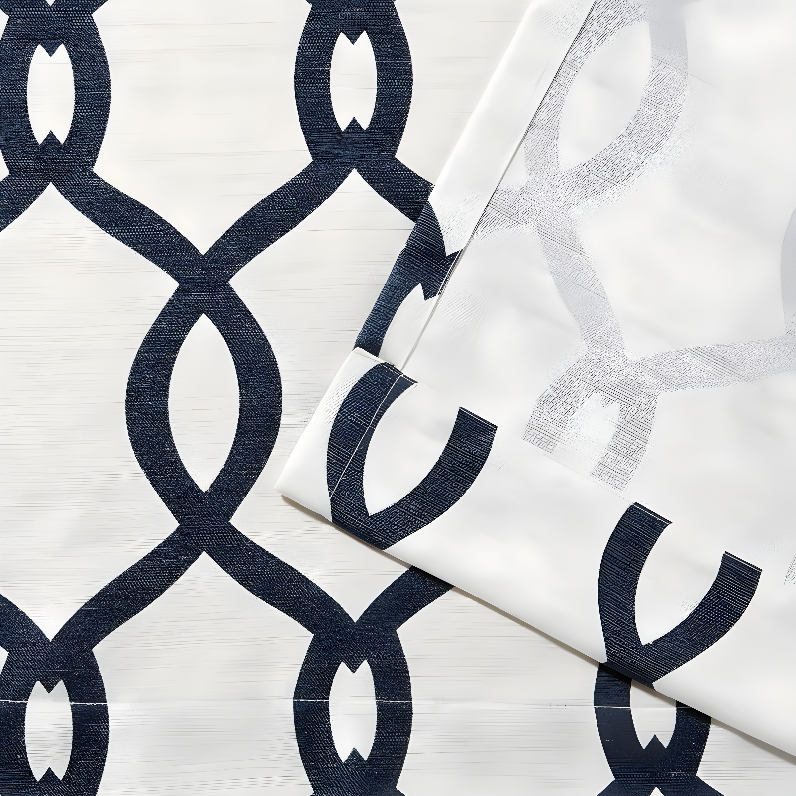 Set of 2 84"x54" Kochi Linen Blend Grommet Top Window Curtain Panel Indigo - Exclusive Home: Light Filtering Drapes