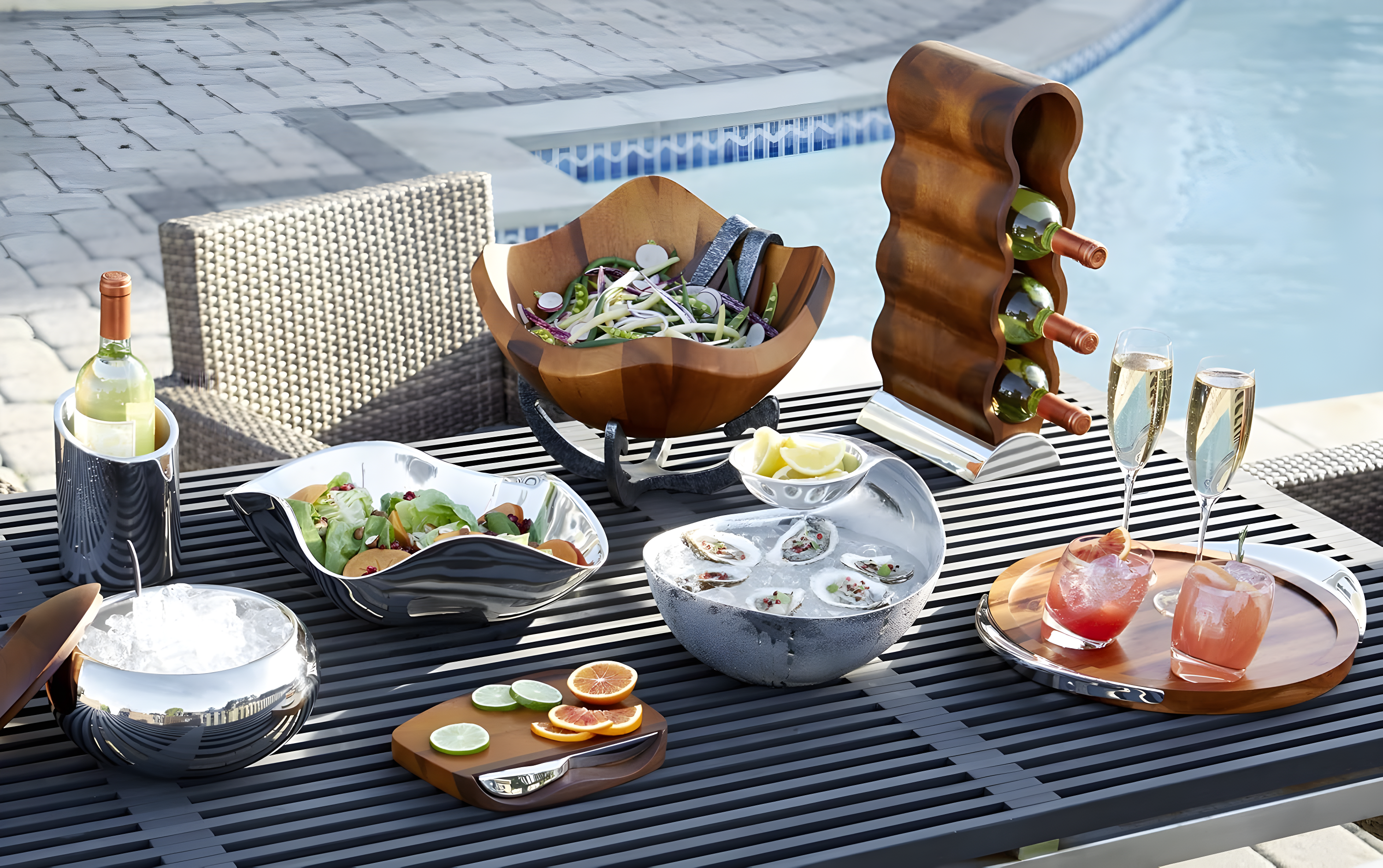 Nambe Tilt Wine Chiller